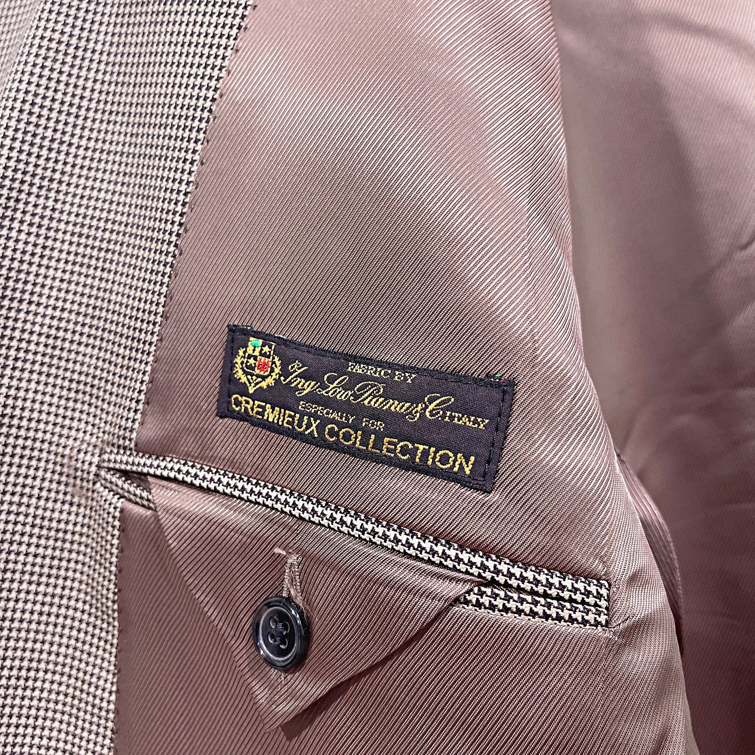 Cremieux Loro Piana Italy Cremieux Collection Houndstooth Sport Coat Size 42R - 8 Thumbnail