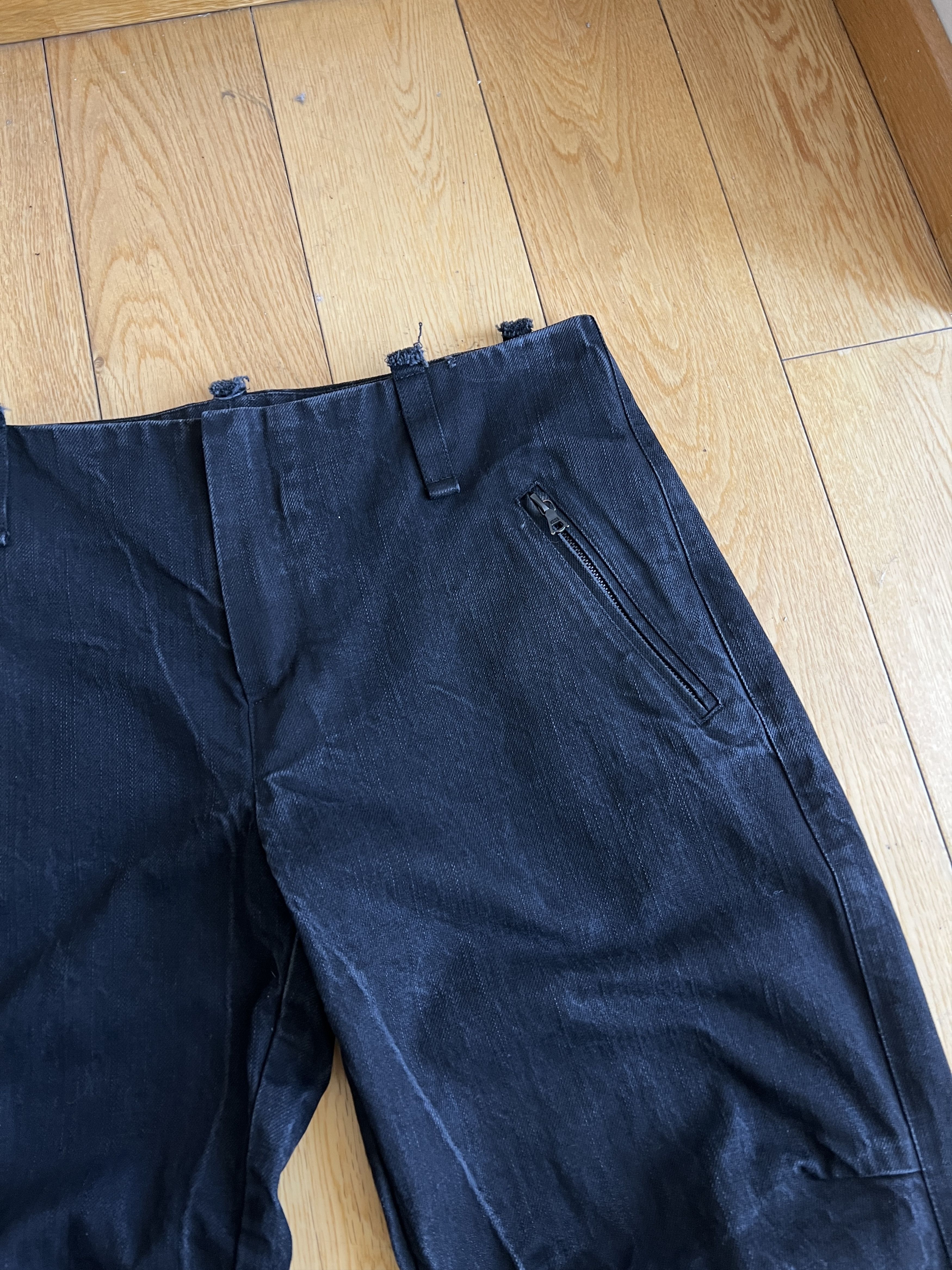 Other WASHED FLARED BIKER PANTS Size US 31 - 5 Thumbnail