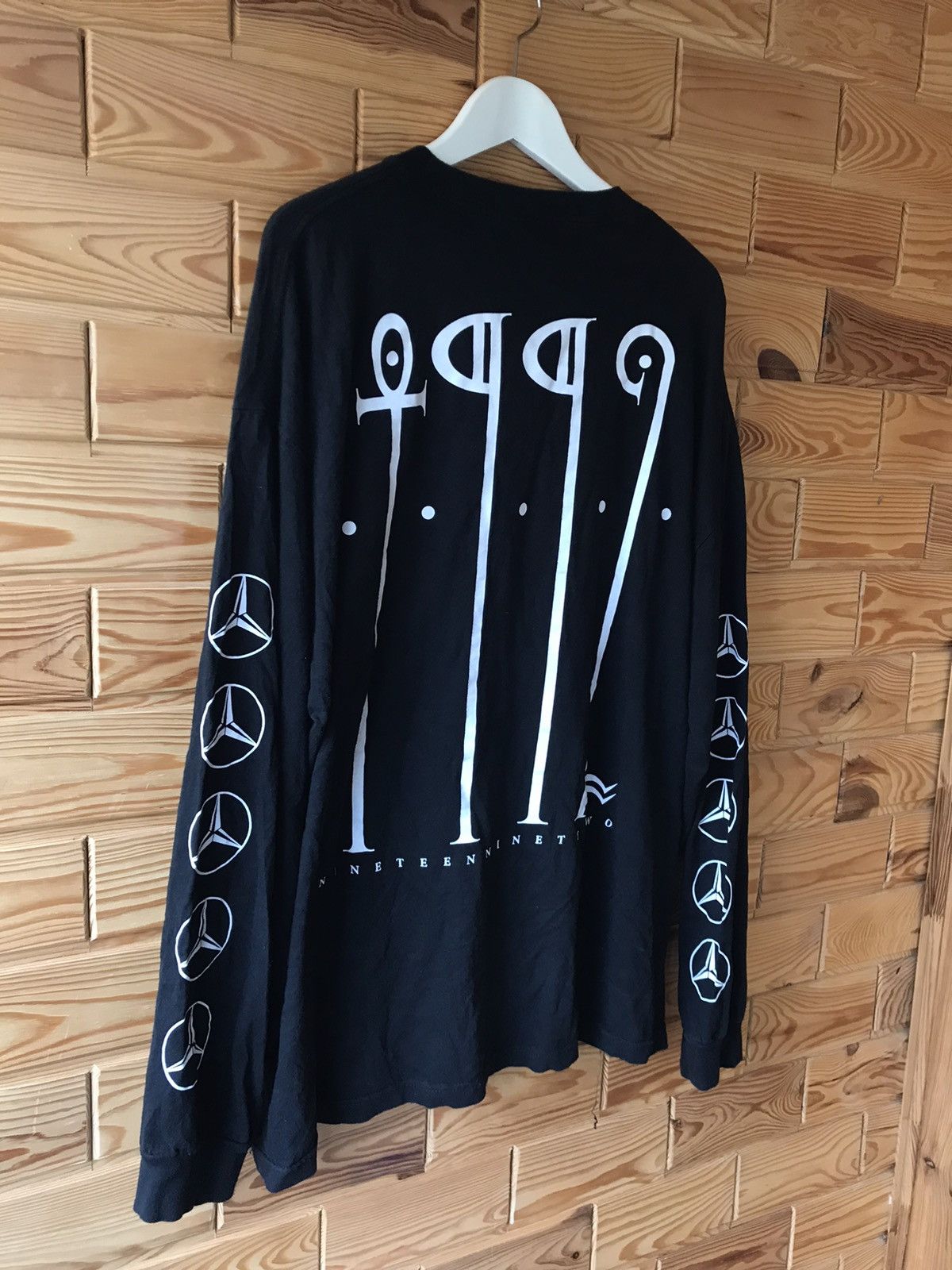 Mercedes-Benz × Vintage Kayne West Style Mercedes Benz Donda Tee Size US XL / EU 56 / 4 - 4 Thumbnail