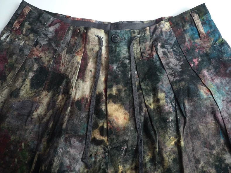 Yohji Yamamoto Yohji Yamamoto Colorful Painted Balloon Pants by Yohji Yam Size US 32 / EU 48 - 3 Thumbnail
