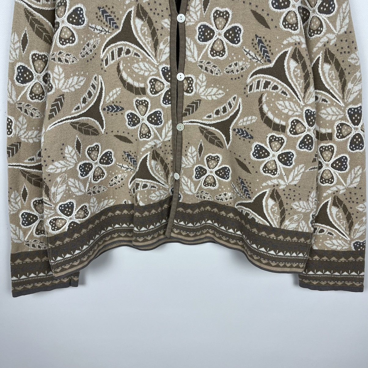 Gudrun Sjoden Designer Gudrun Sjoden floral ladies sweater cardigan Size M / US 6-8 / IT 42-44 - 5 Thumbnail