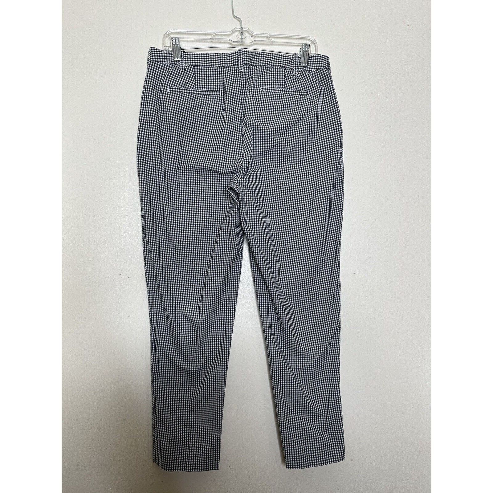 Brooks Brothers Brooks Brothers Gingham Pants Cropped Pleated Front Slit 10 Size 32" / US 10 / IT 46 - 5 Thumbnail