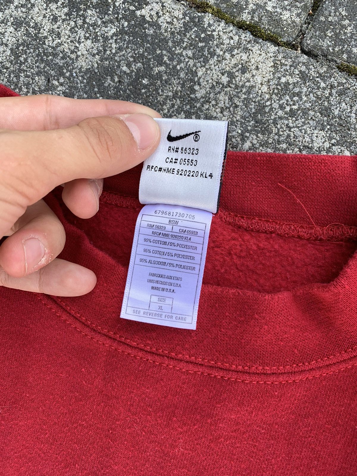 Nike × Vintage 🔥NIKE 90s VINTAGE CREWNECK SWEATSHIRT Size US XL / EU 56 / 4 - 5 Thumbnail