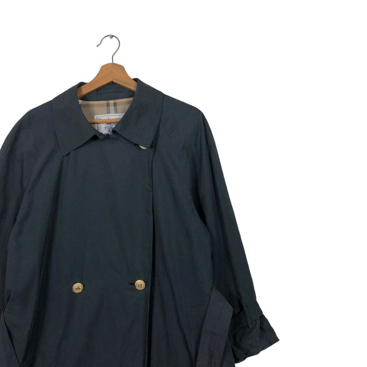 Burberry 🔥VINTAGE TRENCH COAT BURBERRYS NOVA CHECK LONG JACKET Size US M / EU 48-50 / 2 - 10 Thumbnail