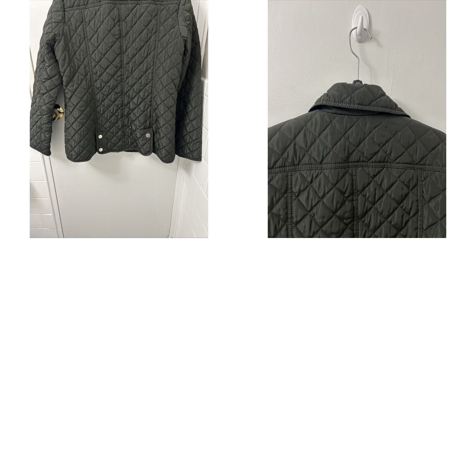 Michael Kors Michael Kors Quilted Jacket Womens M Green Coat Puffer Pockets Monogram Lined Size M / US 6-8 / IT 42-44 - 9 Thumbnail