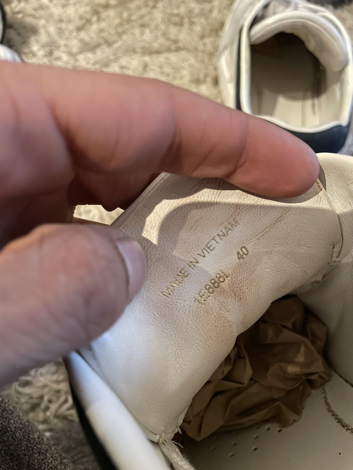 Prada Prada White Leather Platform Trainer Size US 8 / EU 41 - 8 Thumbnail