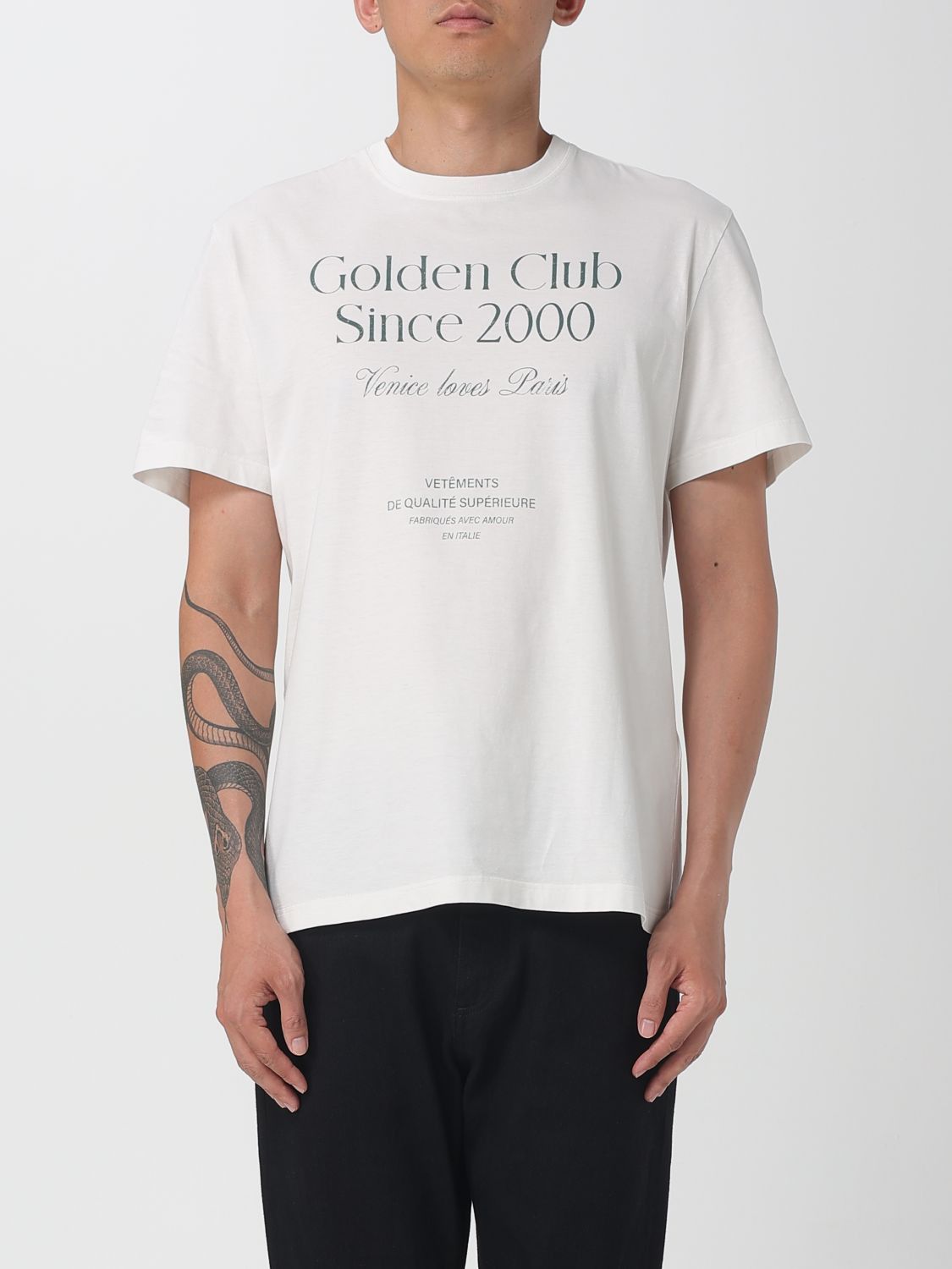 Golden Goose Golden Goose T-Shirt Men Ice Size US XL / EU 56 / 4 - 1 Thumbnail