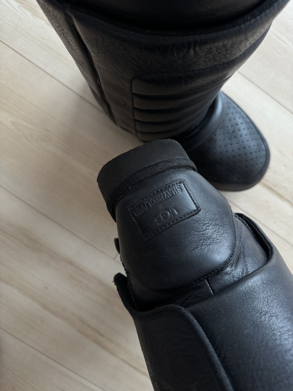 Hood By Air Shayne Oliver Ugg Armoured Tall Boots Size US 12 / EU 45 - 7 Thumbnail