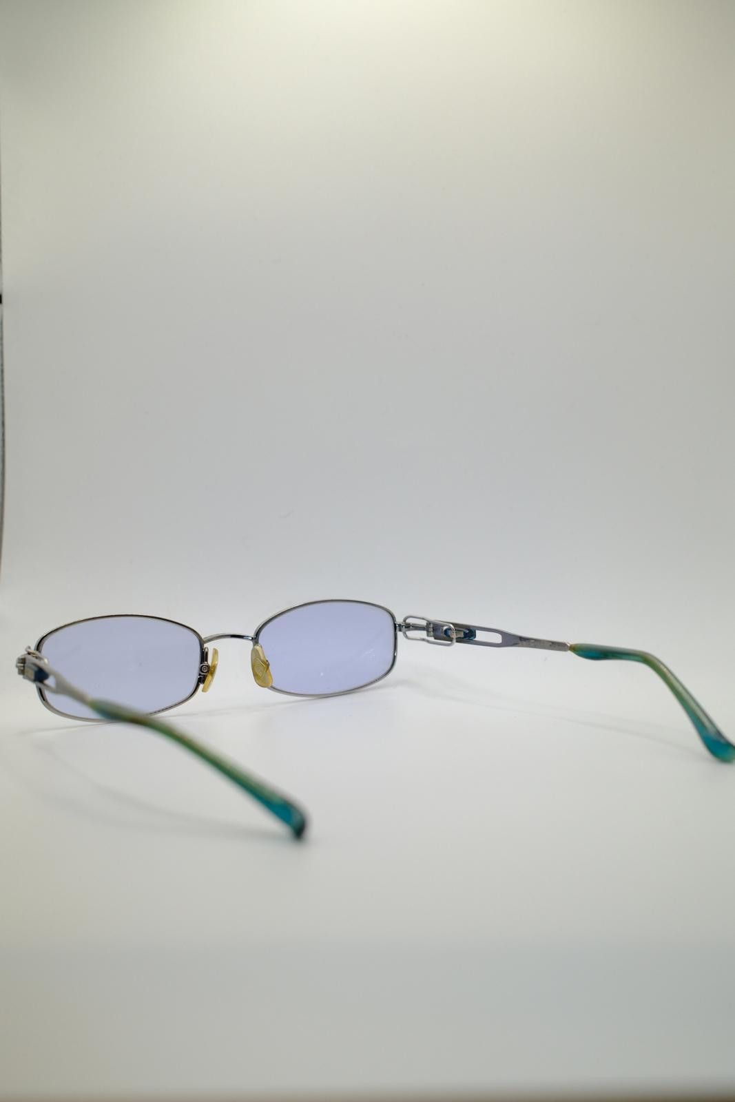 Jean Paul Gaultier 90 Jean Paul Gaultier Metal Frame Mechanical Script Sunglass Size ONE SIZE - 3 Thumbnail