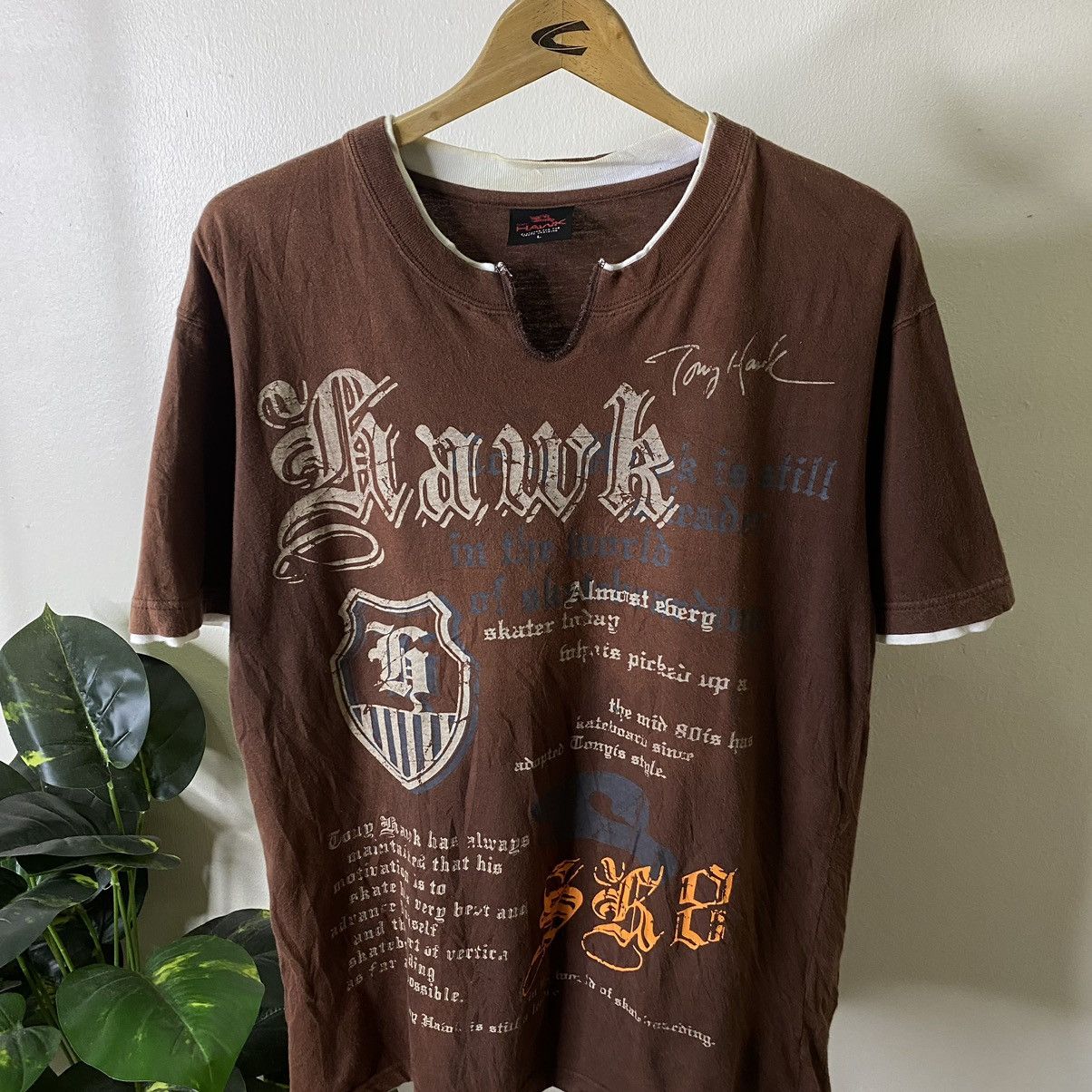 If Six Was Nine TonyHawk Seditionaries Poem Cyber Gothic Punk Double Layer T Size US M / EU 48-50 / 2 - 2 Thumbnail