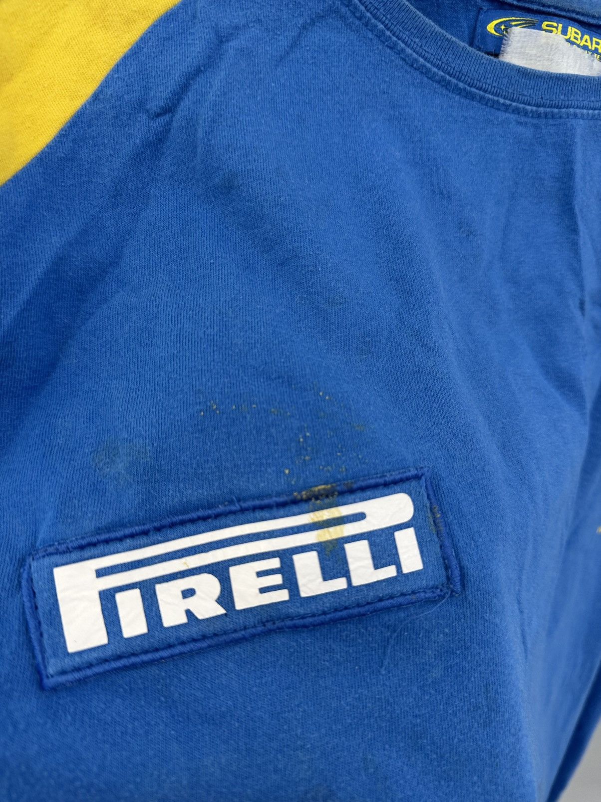 NASCAR Vintage Subaru T-Shirts Blue Racing Team Firelli Size US XL / EU 56 / 4 - 6 Thumbnail