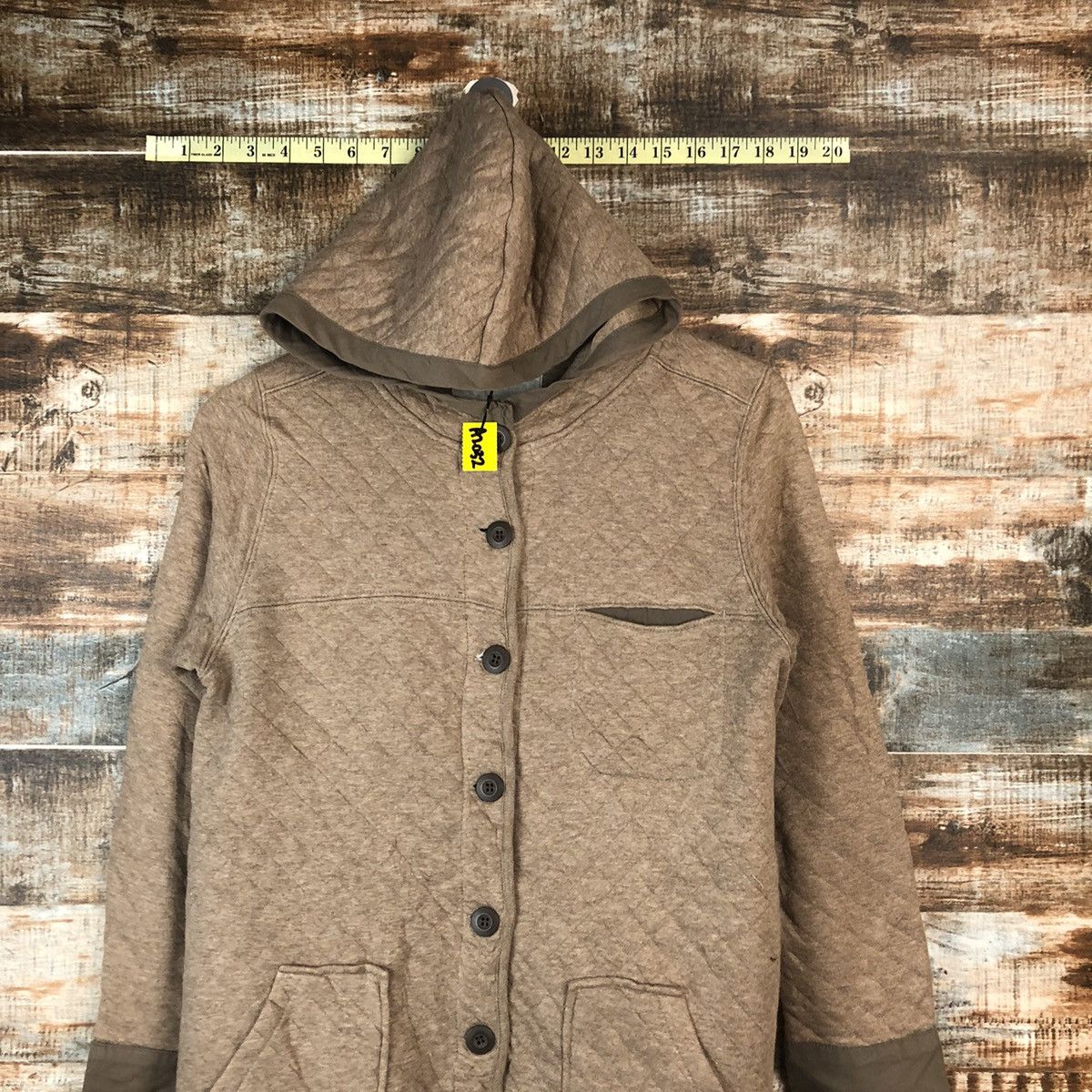 Japanese Brand × Vintage Shuca vintage Brown long jacket Hoodie #A2032 Size M / US 6-8 / IT 42-44 - 2 Thumbnail