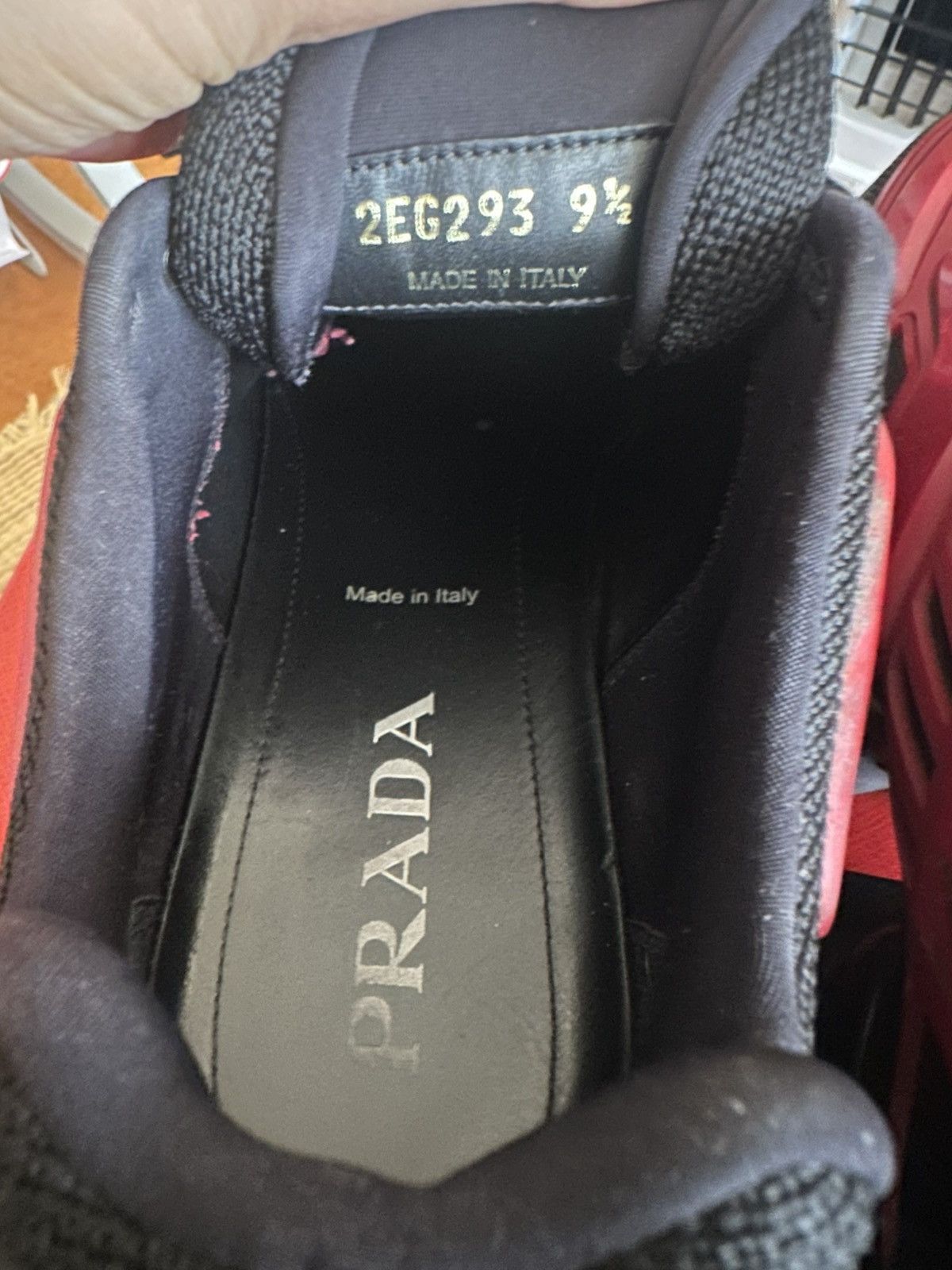 Prada Prada Cloudbust Thunder Black/Red US 10.5 Size US 10.5 / EU 43-44 - 6 Thumbnail