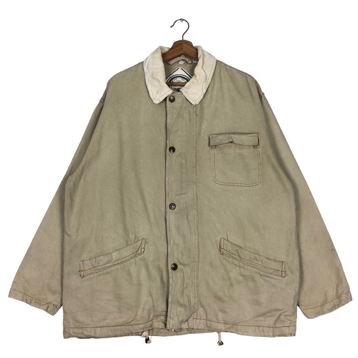 Japanese Brand Vintage Chore Jacket Inspector Colebrook Issey Miyake Japan Size US S / EU 44-46 / 1 - 1 Thumbnail