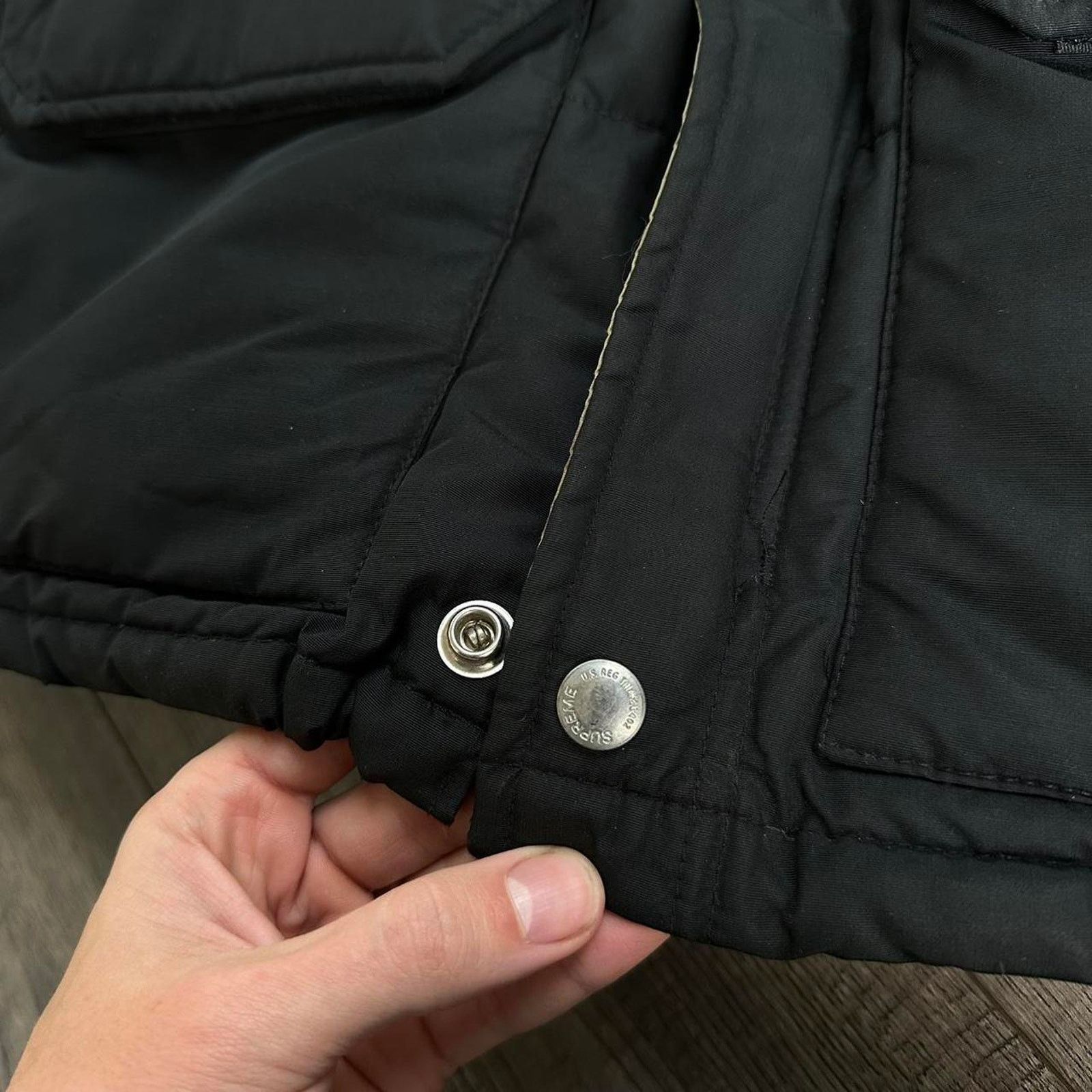 Supreme × Vintage Rare 90s - 00s Supreme Down Hooded Puffer Jacket Parka Coat Size US M / EU 48-50 / 2 - 5 Thumbnail