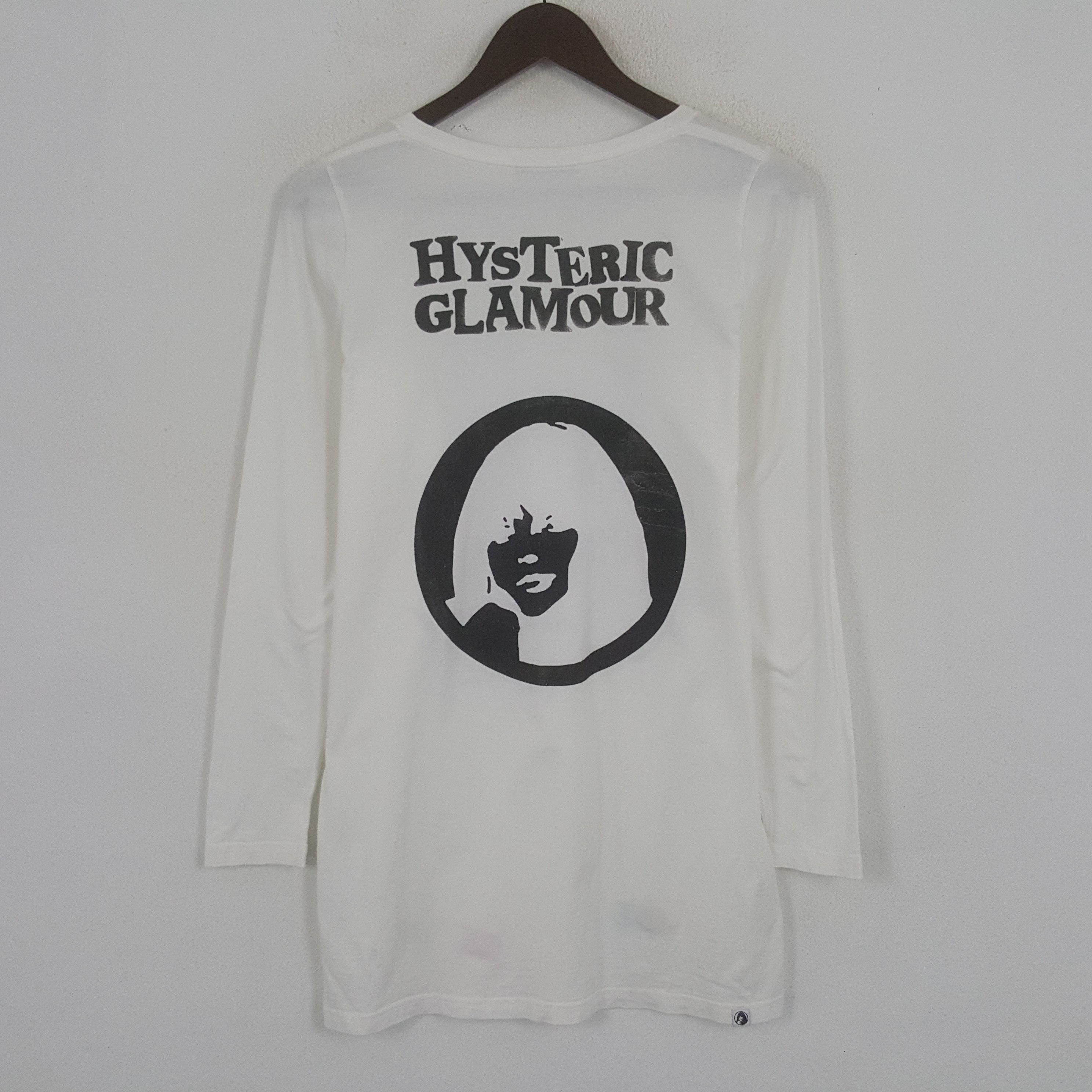 トップス Hysteric Glamour long sleeve t-shirt Off-white & Pink Hysteric Glamour Edition Long Sleeve T