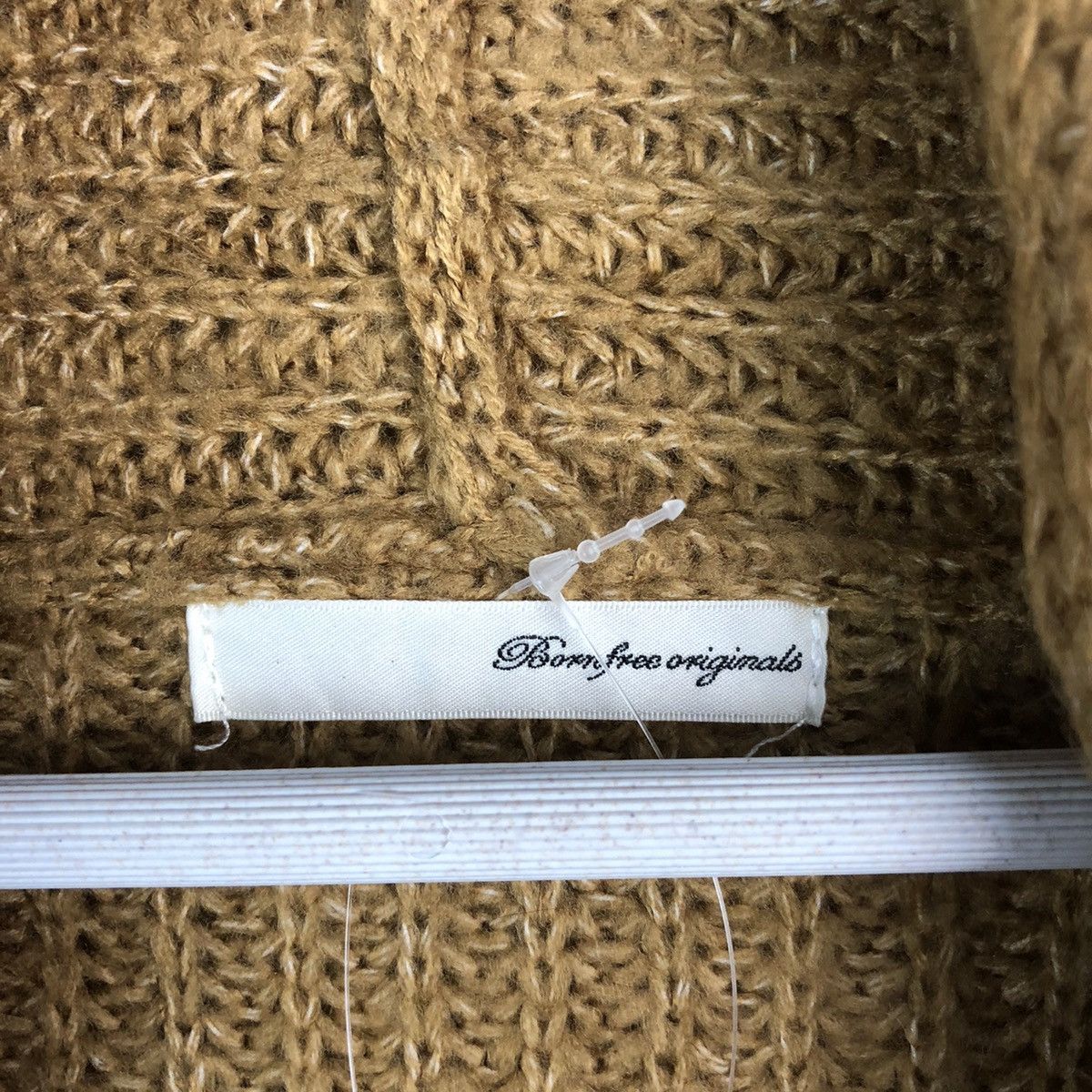 Japanese Brand Born Free Originaly Brown Cardigan Knitwear #A1208 Size L / US 10 / IT 46 - 6 Thumbnail