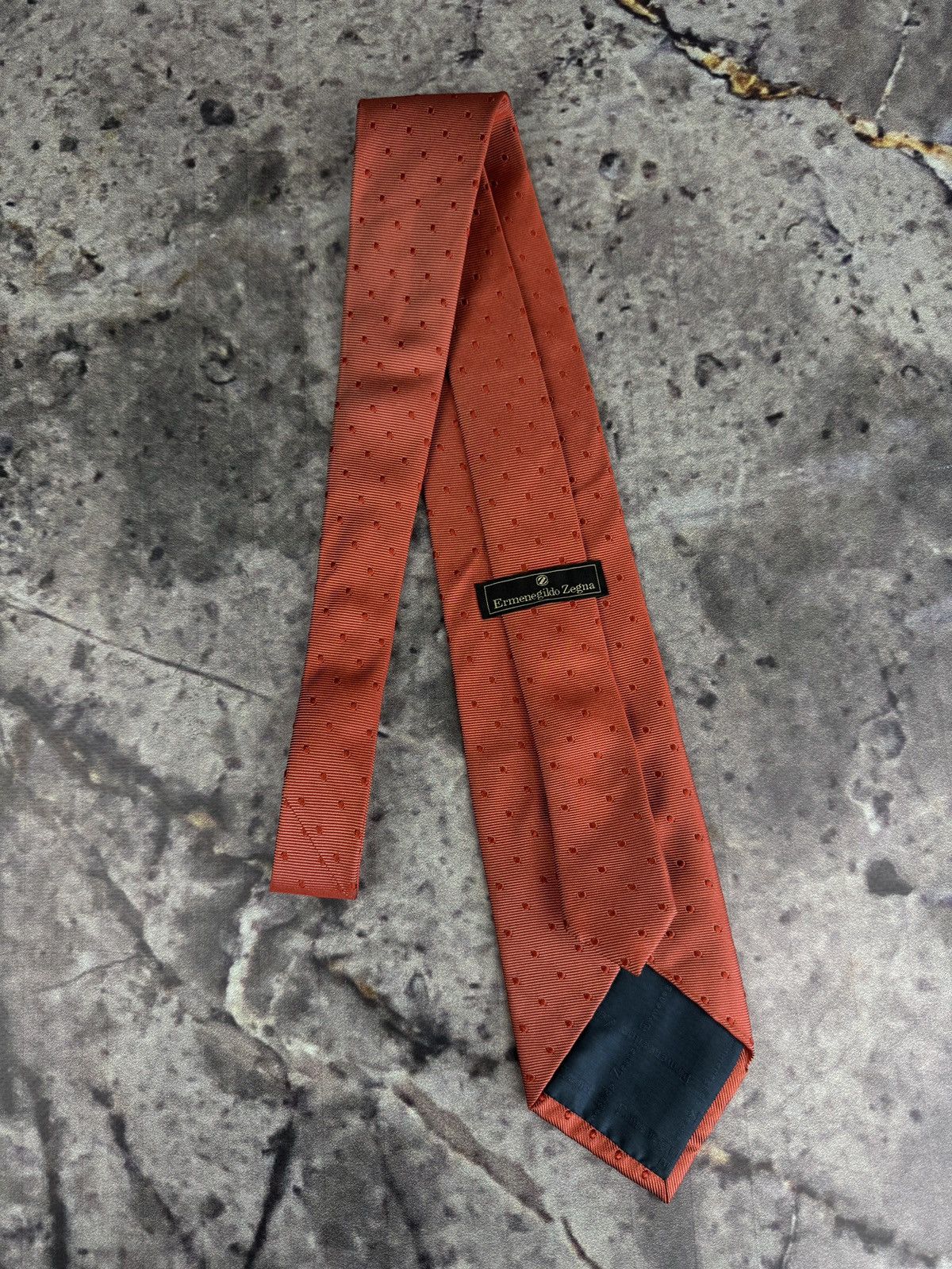 Ermenegildo Zegna Ermenegildo Zegna Red Silk Tie – Polka Dot Pattern Size ONE SIZE - 10 Thumbnail