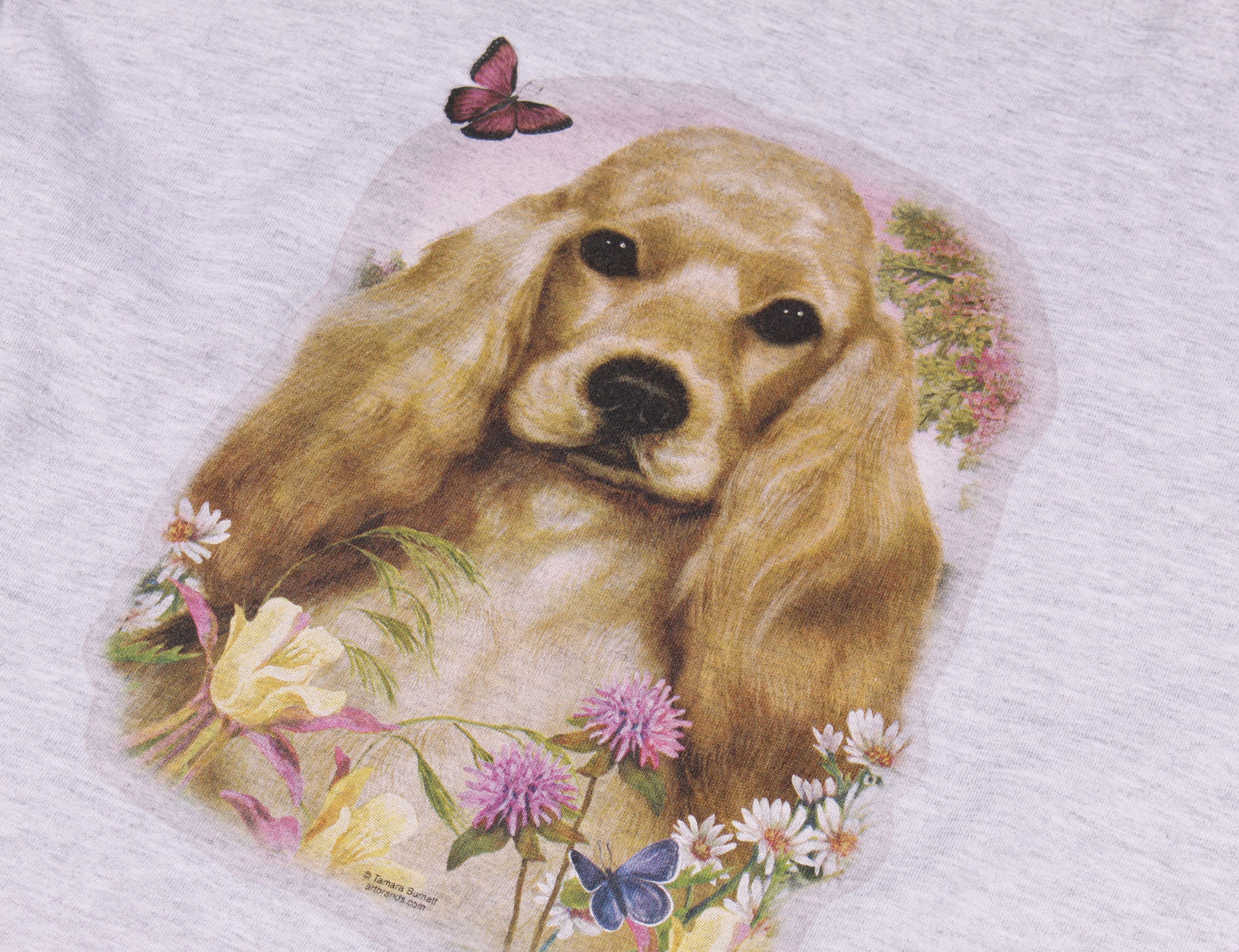 Vintage Vintage Fairy Cute Puppy Y2K Crew Neck T-shirt Size US S / EU 44-46 / 1 - 3 Thumbnail