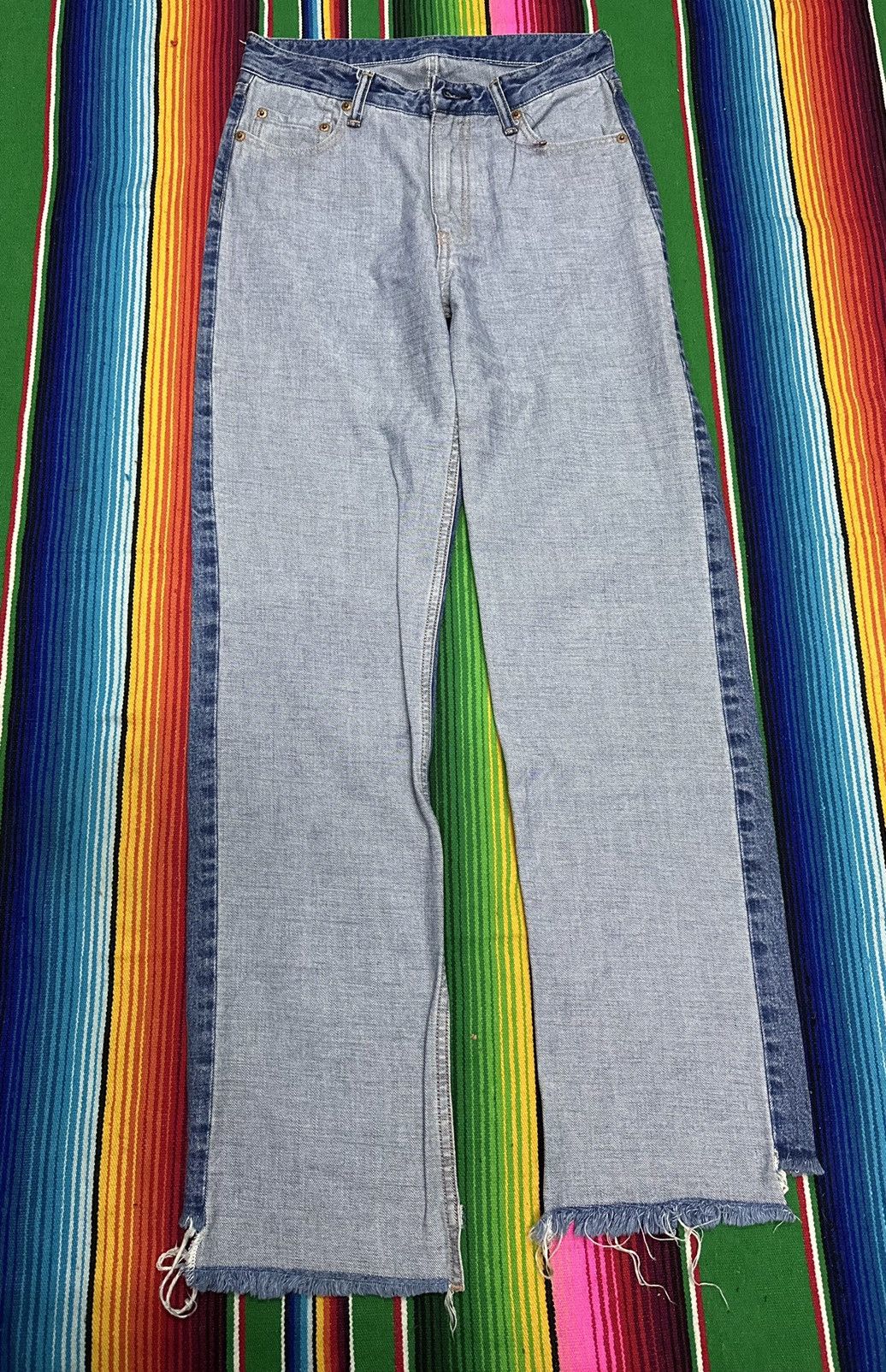 Hysteric Glamour 💥Japanese Brand💥RNA Two Tone Denim 💥 Size US 28 / EU 44 - 3 Thumbnail