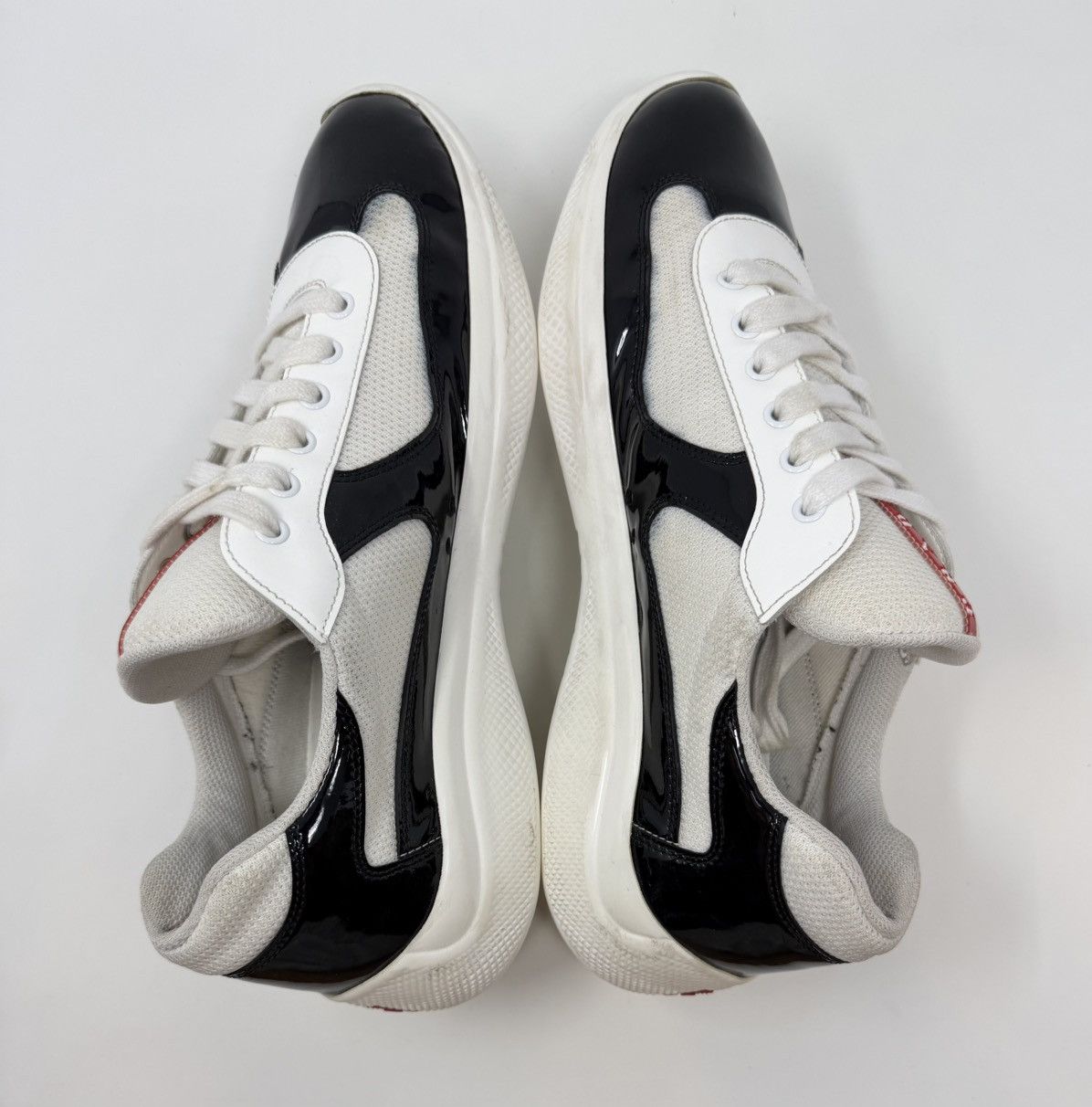 Prada Prada Americas Cup Sneaker White/Black Size US 11.5 / EU 44-45 - 4 Thumbnail