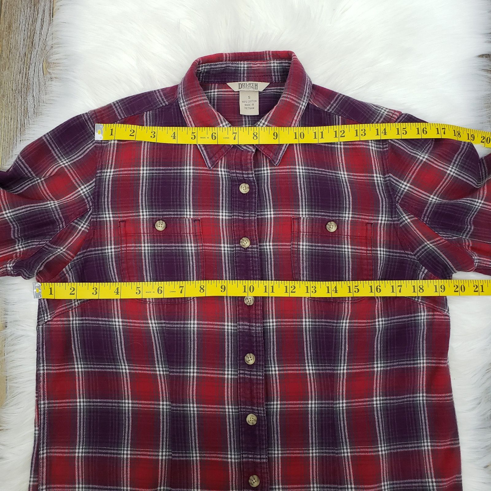 Duluth Trading Company Duluth Trading Free Swinging Flannel Shirt Plaid Long Sleeve Size S / US 4 / IT 40 - 10 Thumbnail
