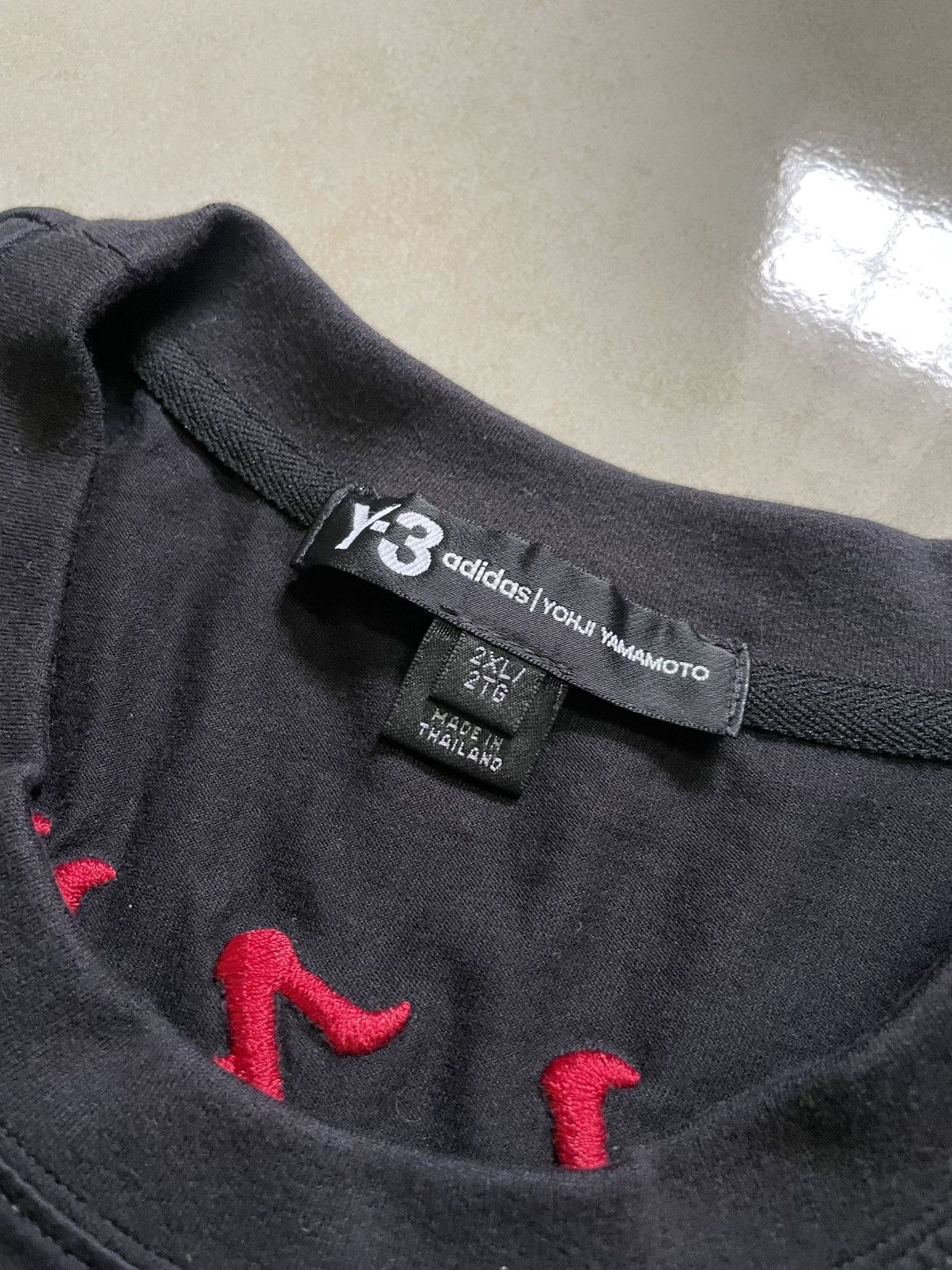 Adidas × Y's Adidas Y3 Bosozoku Black Tee Size US XXL / EU 58 / 5 - 3 Thumbnail