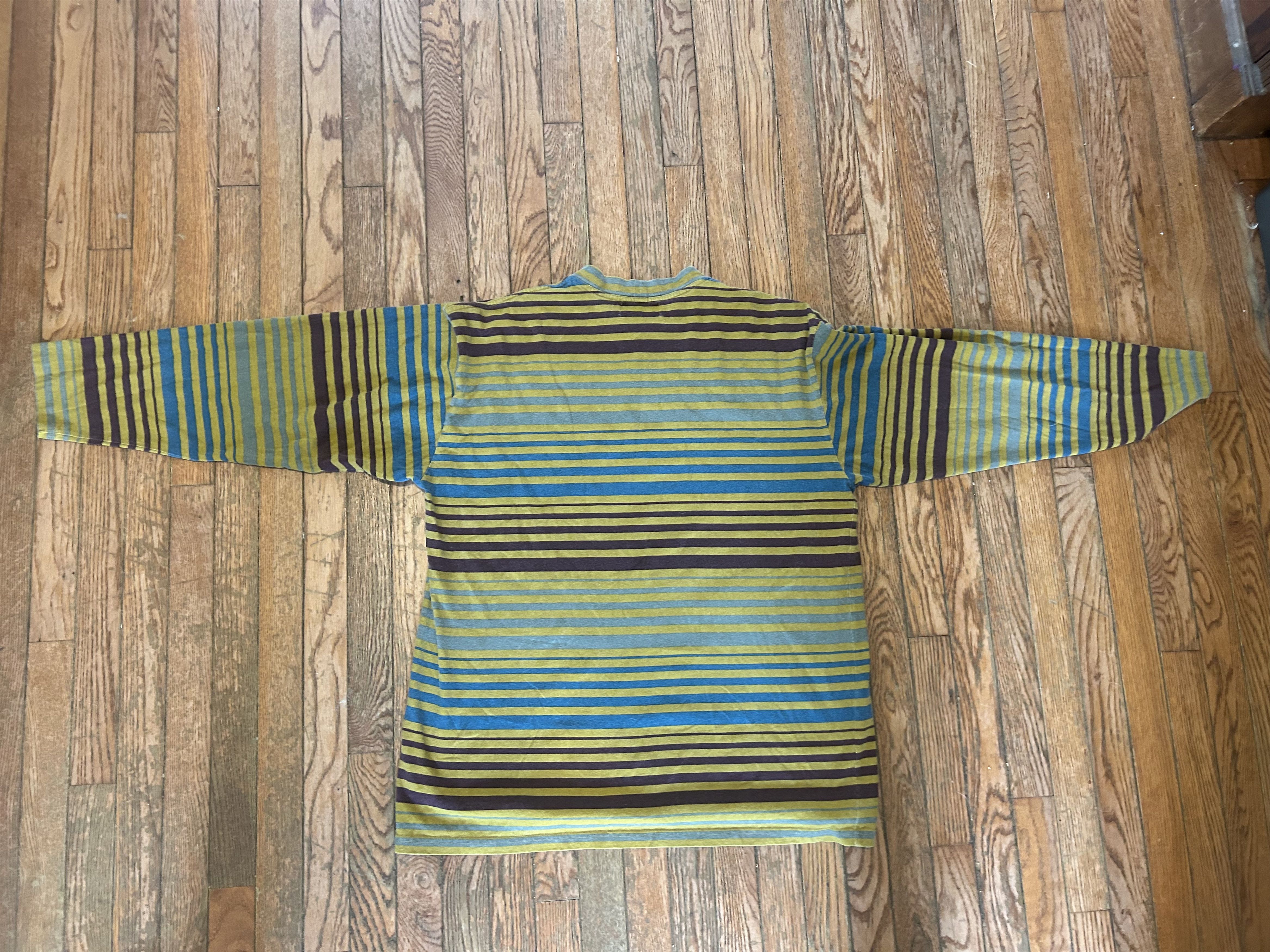 Guess Vintage Guess Striped Shirt XL embroidered Size US XL / EU 56 / 4 - 2 Thumbnail