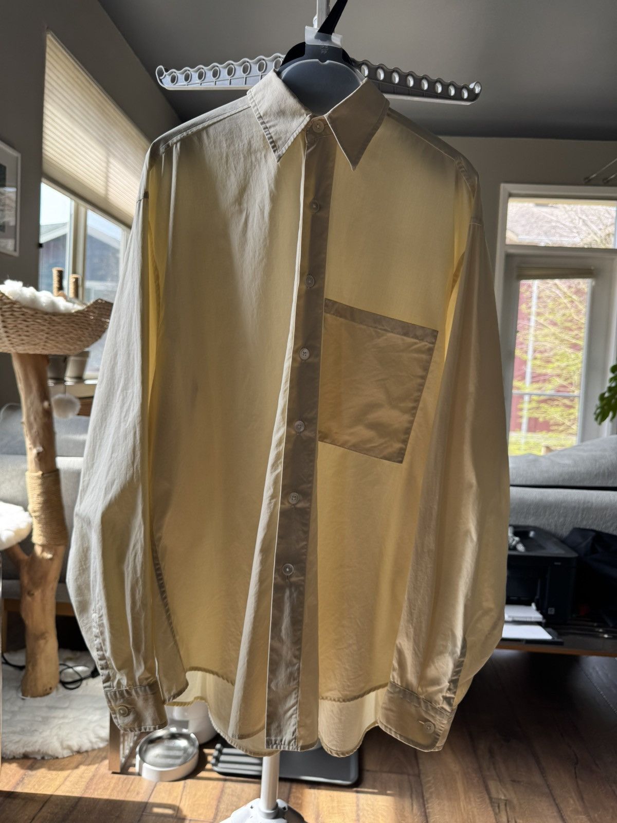 Auralee AURALEE: Finx Shuttle Ox Shirt - Size 4 | Grailed