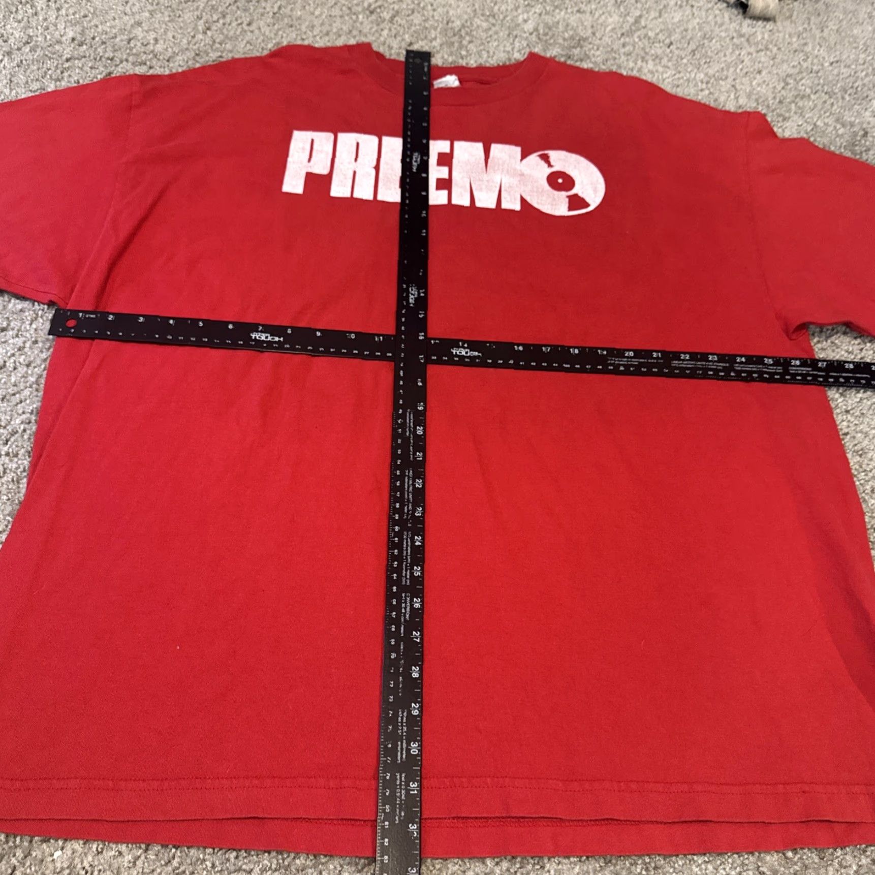 NANGA Vtg DJ Premier PREEMO Gang Starr Rapper Rap Music Promo 2000s T-Shirt Red 3XL Size US XXL / EU 58 / 5 - 5 Thumbnail