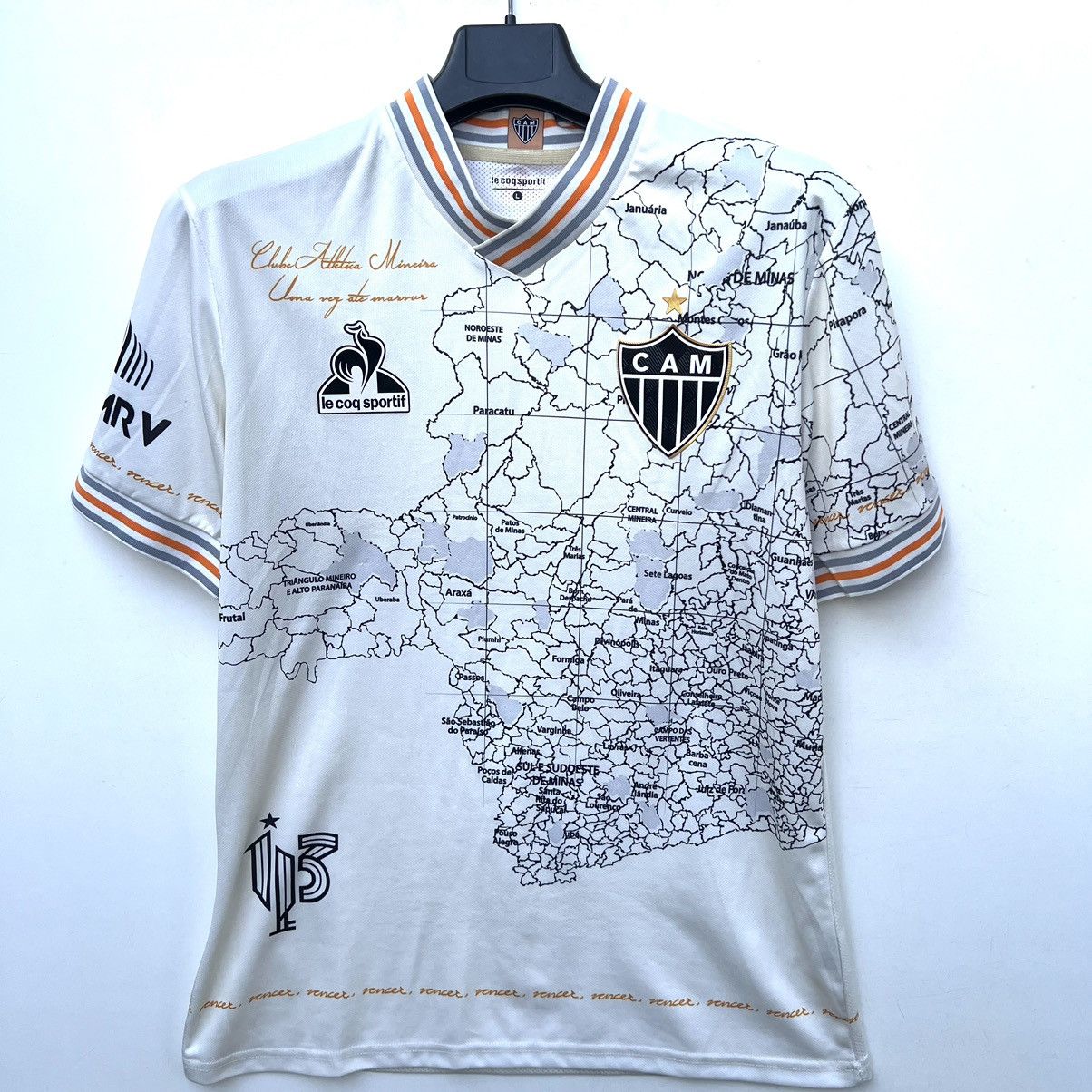 Le Coq Sportif ATLETICO MINEIRO CAM 2021/2022 SPECIAL EDITION JERSEY Size US L / EU 52-54 / 3 - 1 Thumbnail