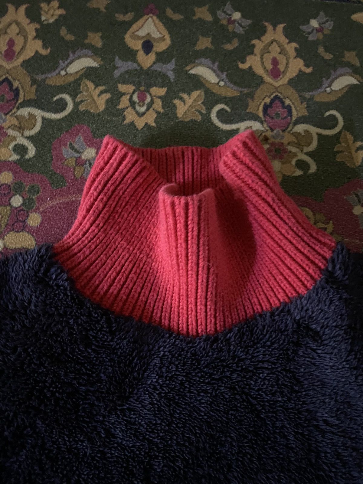 Japanese Brand Uniqlo X Undercover Kids Fleece Turtleneck Knitted Sweater Size US XS / EU 42 / 0 - 5 Thumbnail