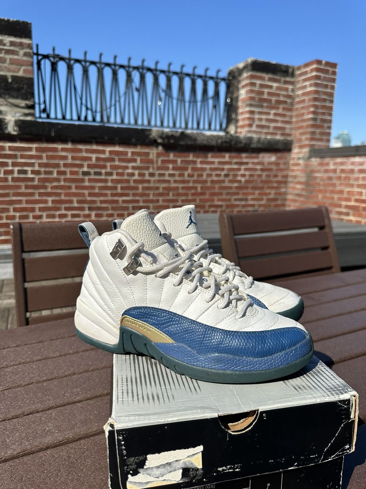 Jordan Brand × Vintage 2004 “French Blue” Air Jordan 12 Retro (GS) Size US 5.5 / EU 38 - 3 Thumbnail