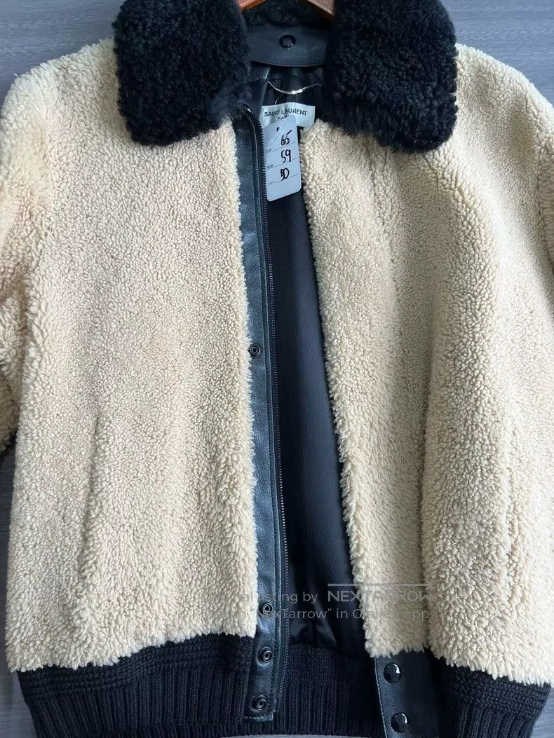 Saint Laurent Paris Saint Laurent Paris Fur and Leather Jacket Size US M / EU 48-50 / 2 - 8 Thumbnail