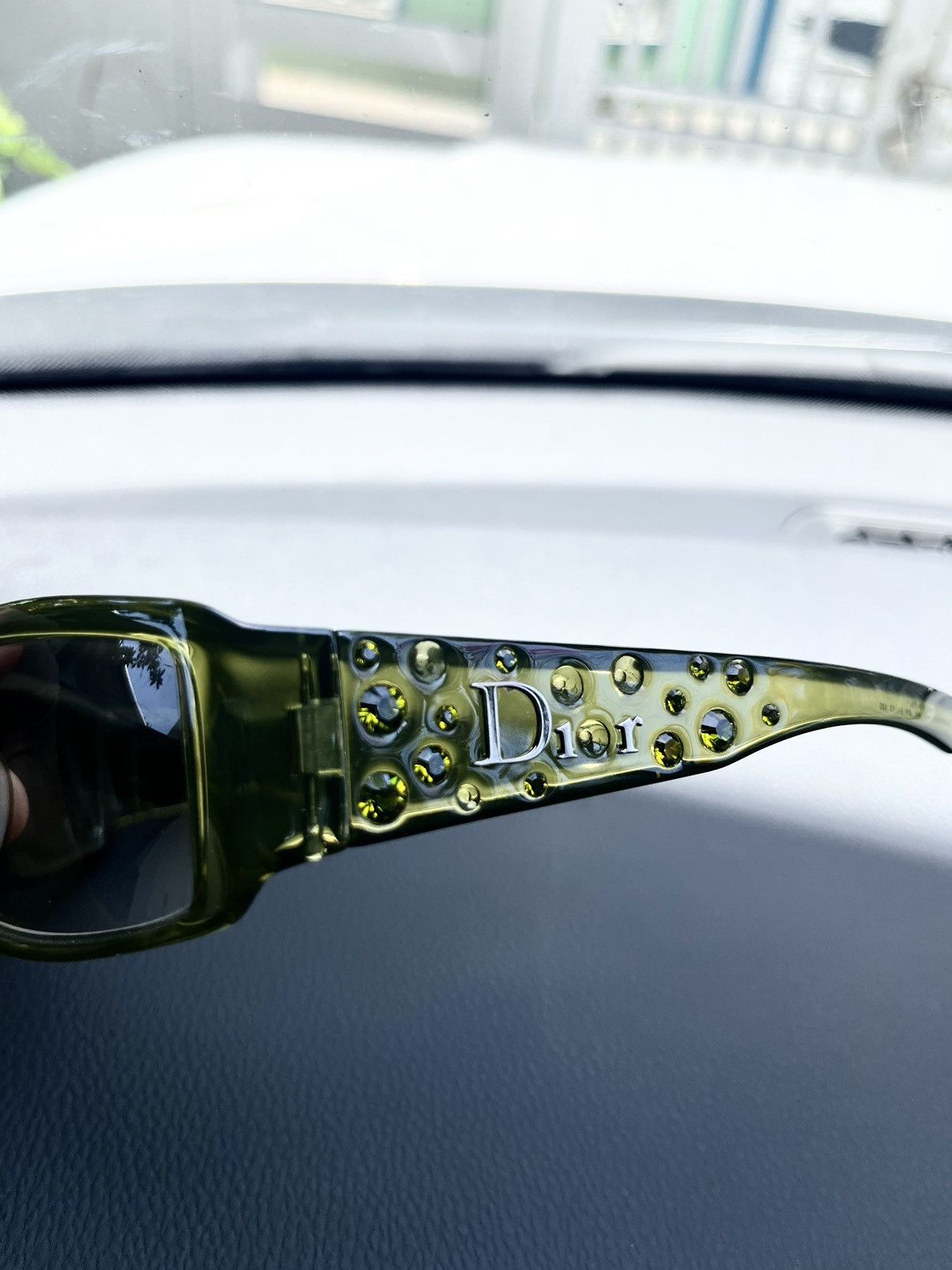 Dior 2002 DIOR John Galliano Sparkling Sunglasses Size 32 - 4 Thumbnail