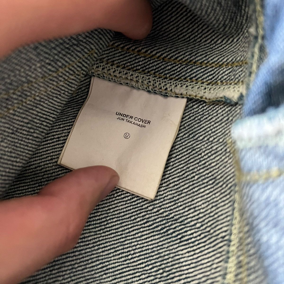 Undercover Undercover davf circle denim jacket Size US L / EU 52-54 / 3 - 4 Thumbnail
