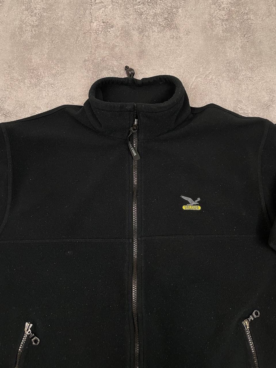 SALEWA Salewa Men Fleece Jacket Black Full Zip Size L Size US L / EU 52-54 / 3 - 2 Thumbnail
