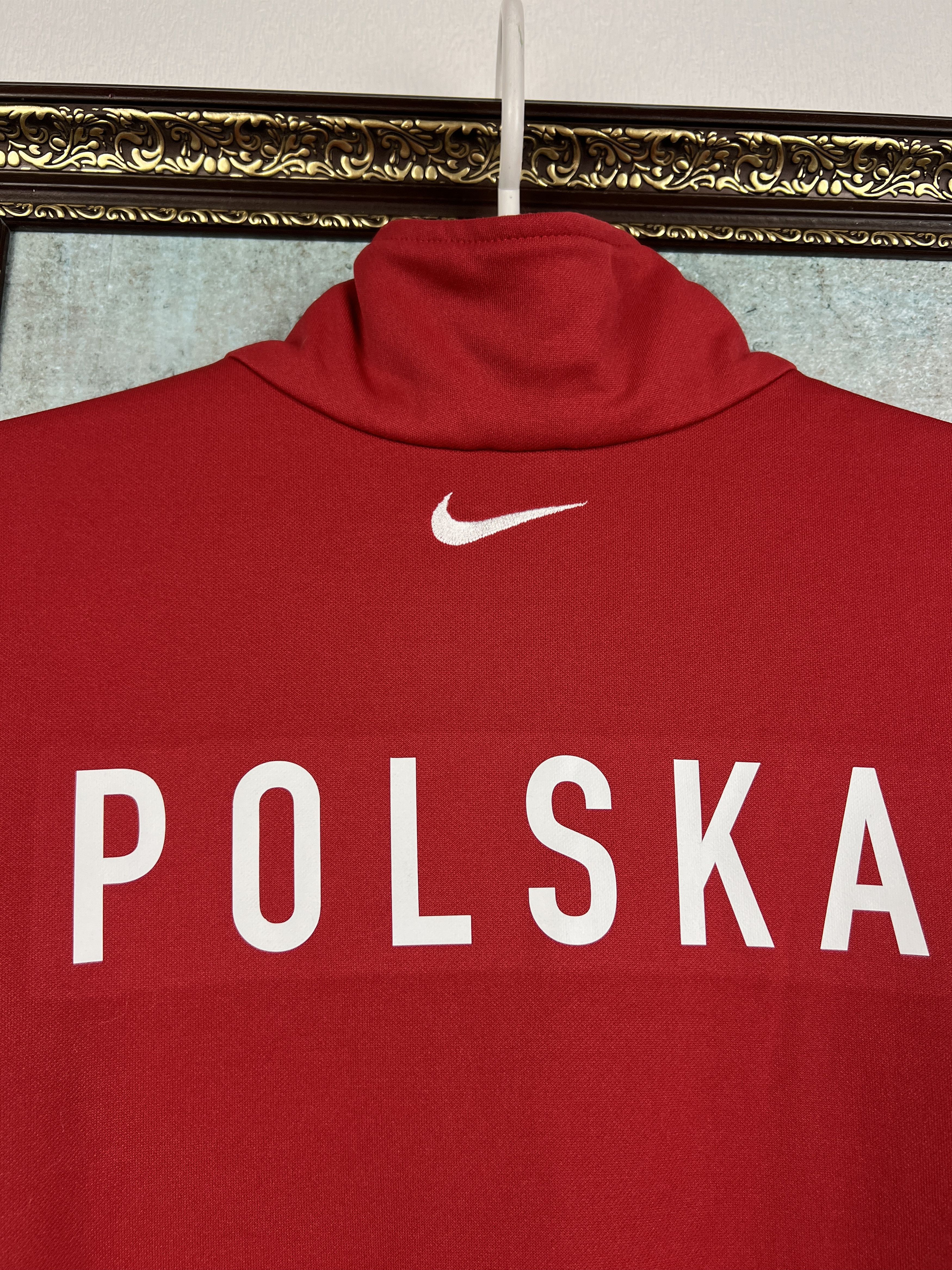Nike Vintage Poland Football Jacket Soccer Track Top National Size US XXL / EU 58 / 5 - 10 Thumbnail