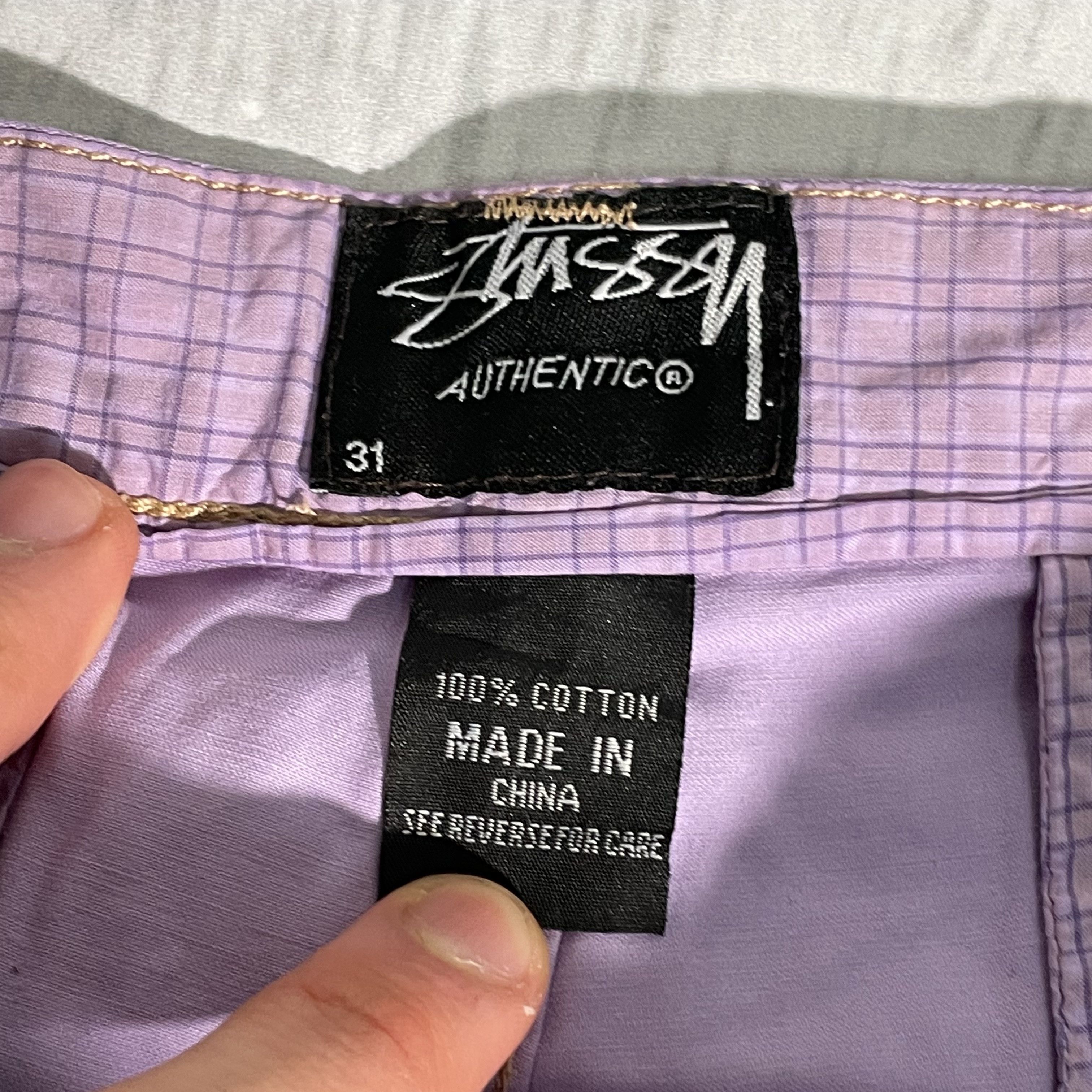 Stussy Custom Stussy Pants – Unique Artistic Finish alt rare y2k Size US 31 - 12 Thumbnail
