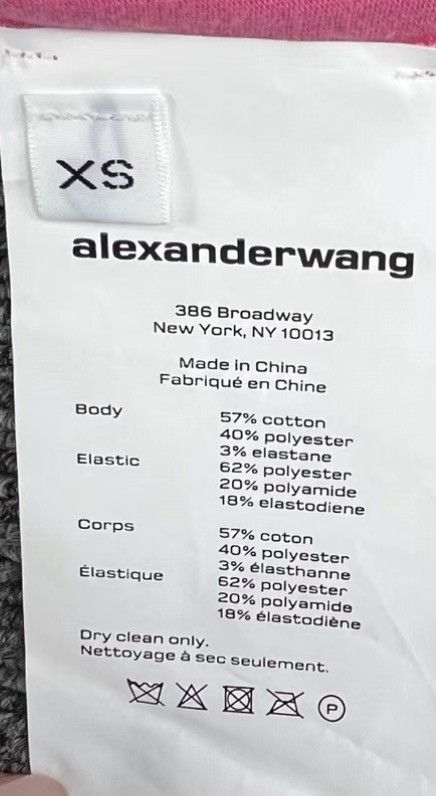 Alexander Wang Alexander Wang Pink Logo Waistband Jogger Pants K12 Size 25" / US 0 / IT 36 - 7 Thumbnail