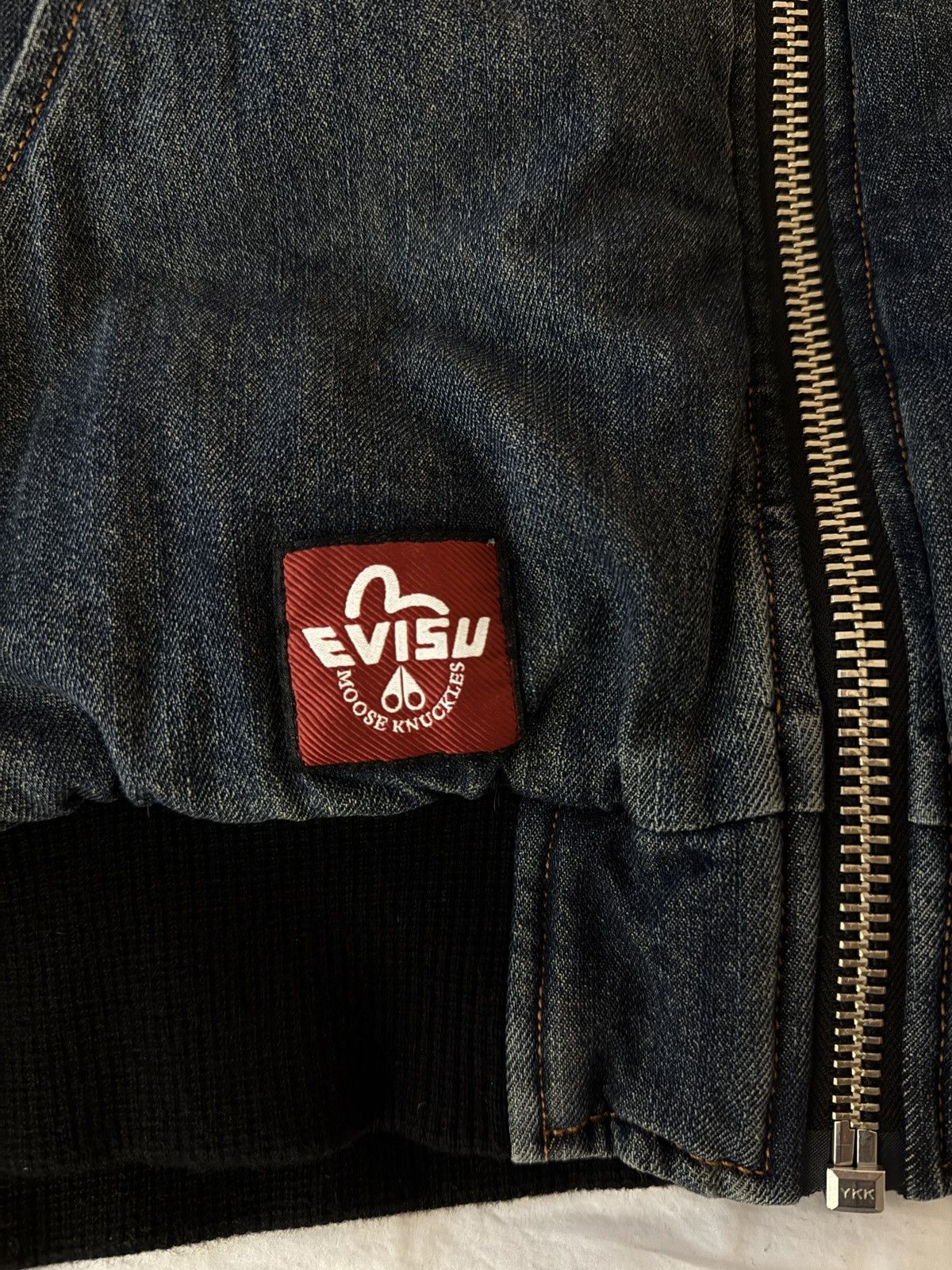 Moose Knuckles Moose Knuckles x Evisu Denim Bomber Size US L / EU 52-54 / 3 - 6 Thumbnail