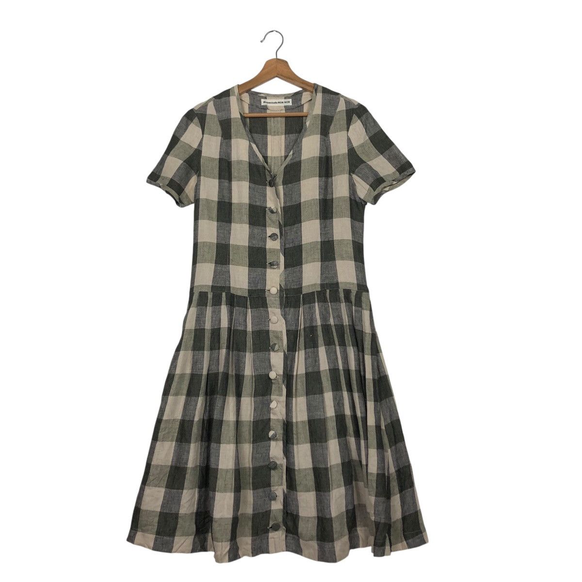 Issey Miyake 📌Vintage Gowns Mademoiselle Non Non Tartan Design Size M / US 6-8 / IT 42-44 - 2 Thumbnail