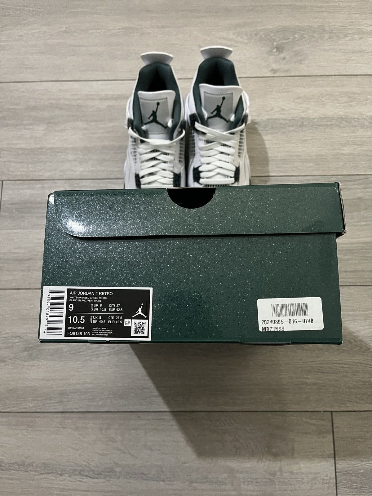 Jordan Brand × Nike Air Jordan 4 Oxidised Green | Brand New Authentic Size US 8 / EU 41 - 7 Thumbnail