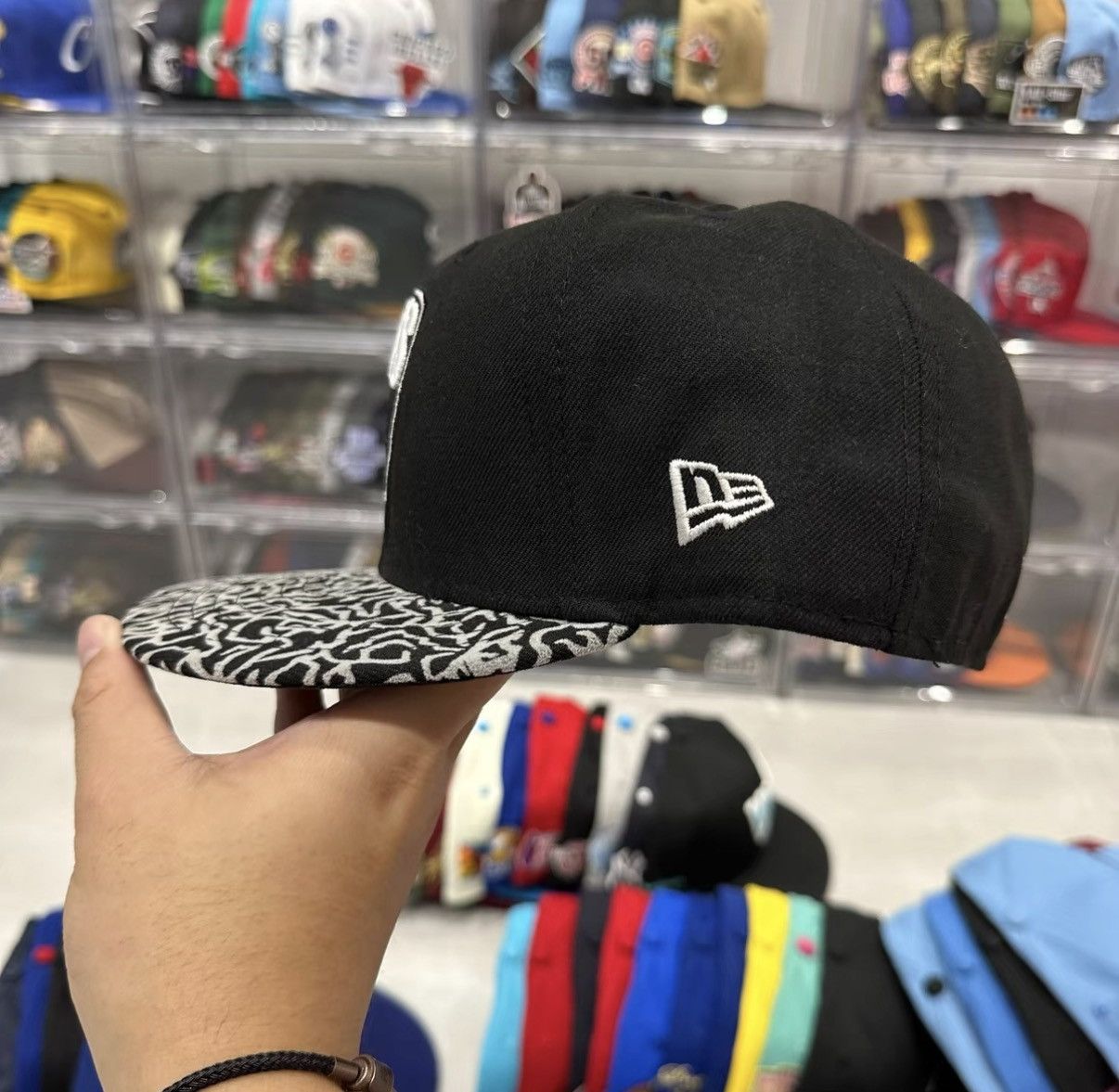 New Era New Era NBA Brooklyn Nets Flat Brim Baseball Cap J32 Size ONE SIZE - 3 Thumbnail