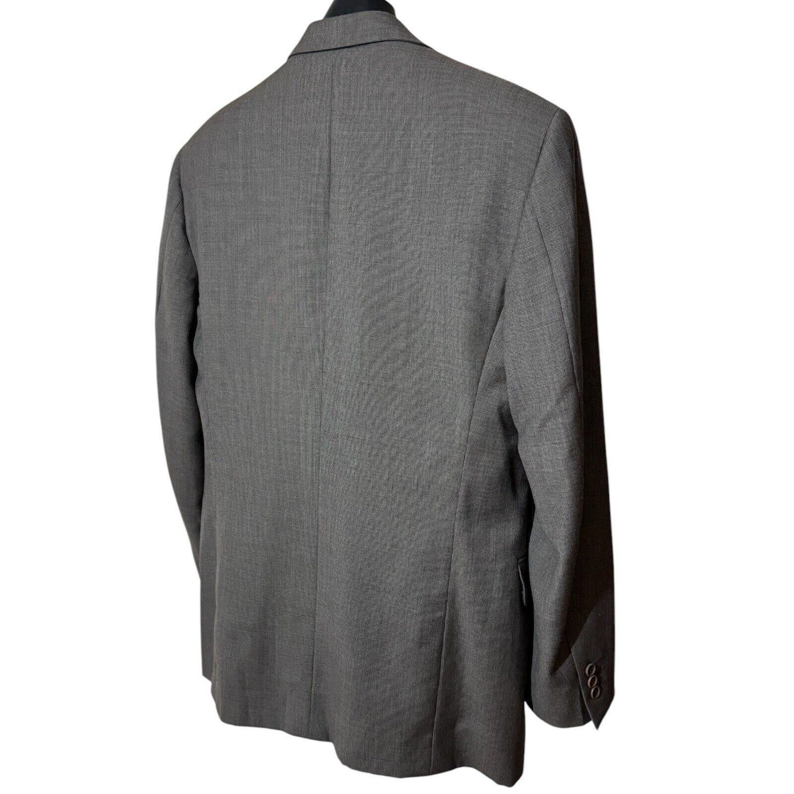 Canali Canali Gray Check 3 Button Sport Coat Jacket Sz 50 R NEW Size 38R - 5 Thumbnail