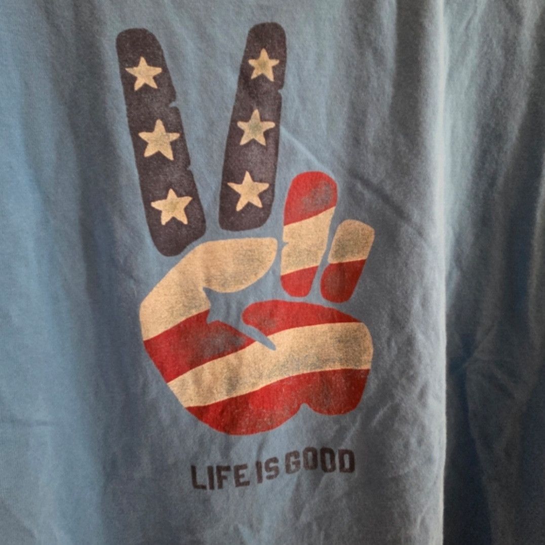Life is Good Life is Good Peace America Crusher Tee, L Size US L / EU 52-54 / 3 - 2 Thumbnail