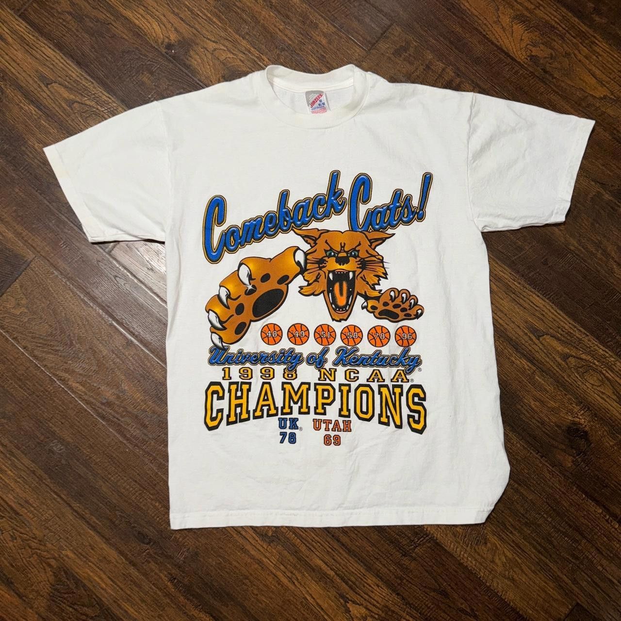 Jerzees 1998 kentucky basketball college national champions tee Size US M / EU 48-50 / 2 - 1 Thumbnail