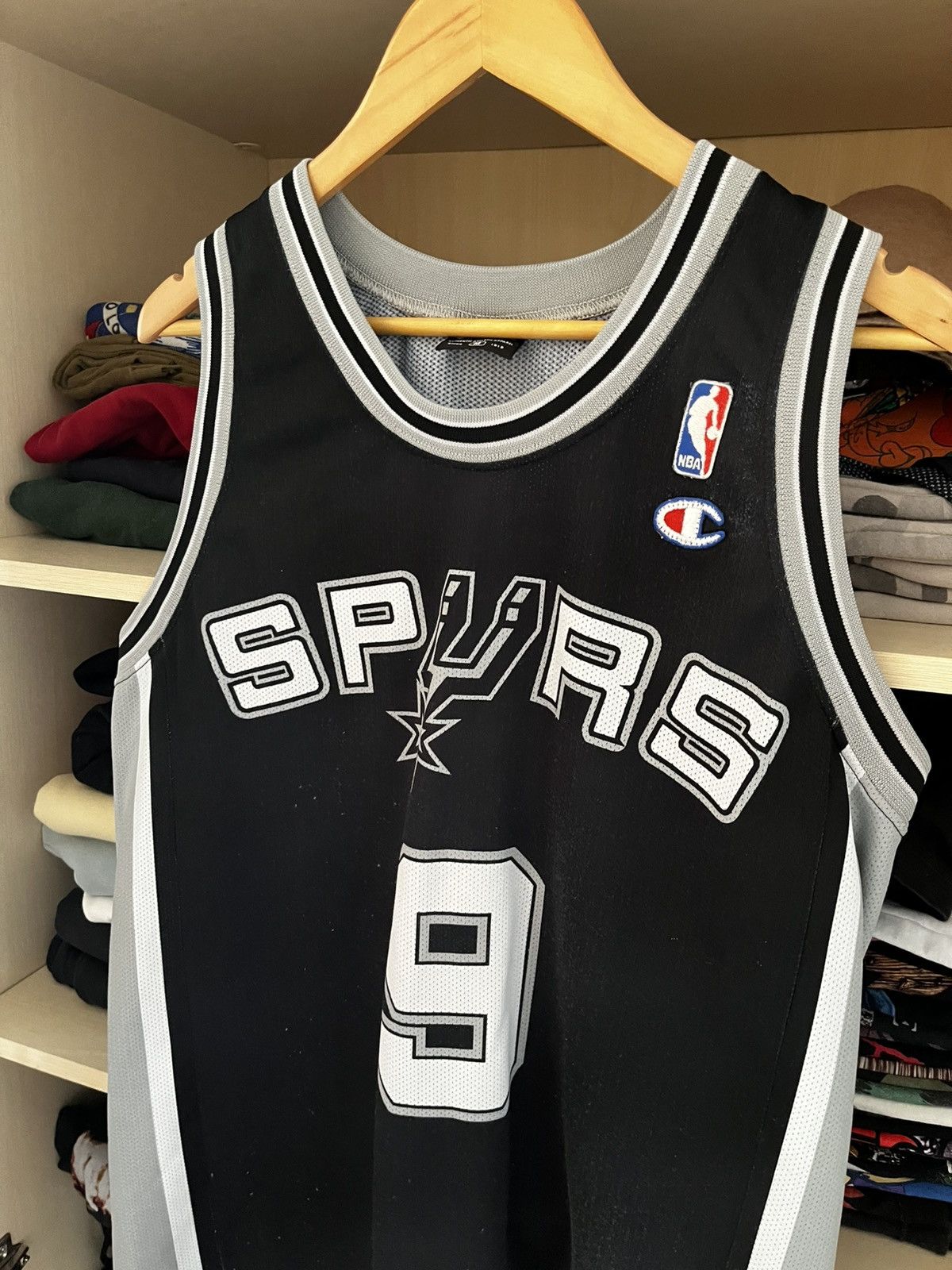Champion Tony Parker #9 San Antonio Spurs NBA Basketball Jersey Size US M / EU 48-50 / 2 - 3 Thumbnail