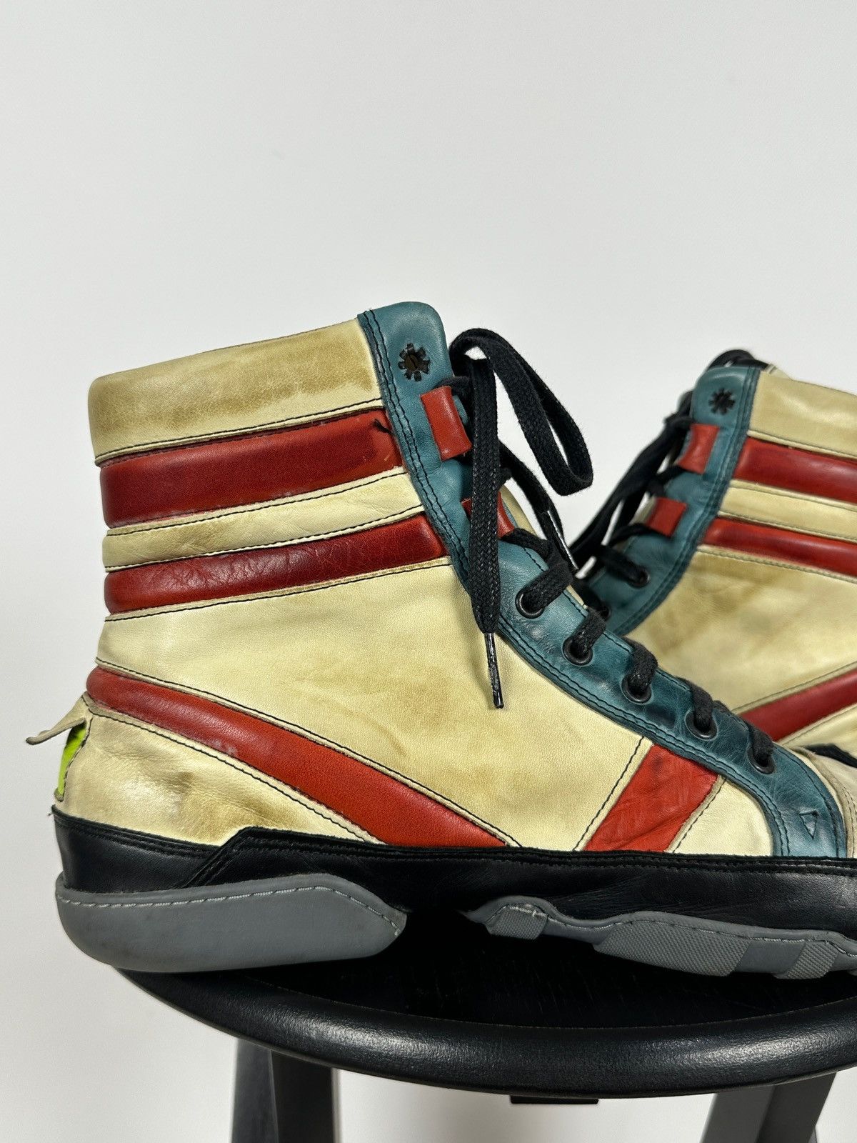 Marithe + Francois Girbaud 00s Vintage Marithé + François Girbaud High Top Sneakers Size US 8 / EU 41 - 17 Thumbnail