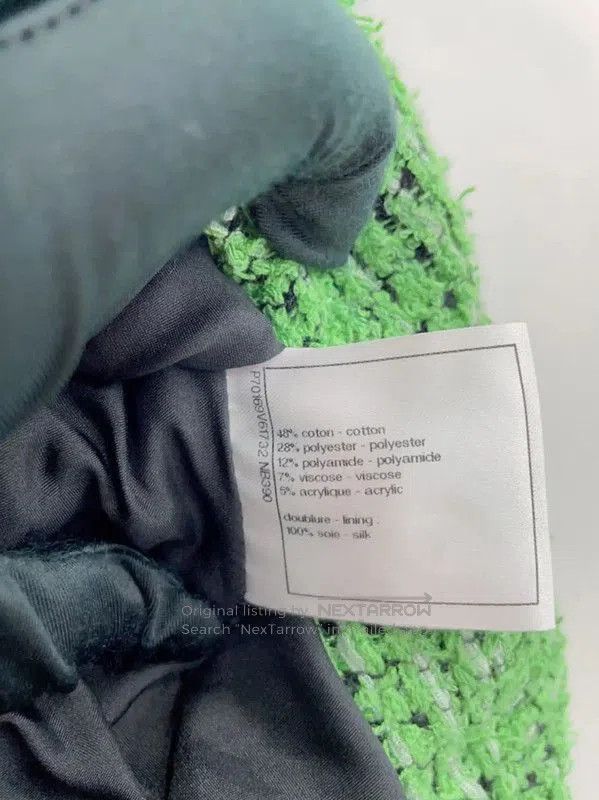 Chanel Chanel Green Cotton Blend Women's Shorts . Size 23" - 8 Thumbnail